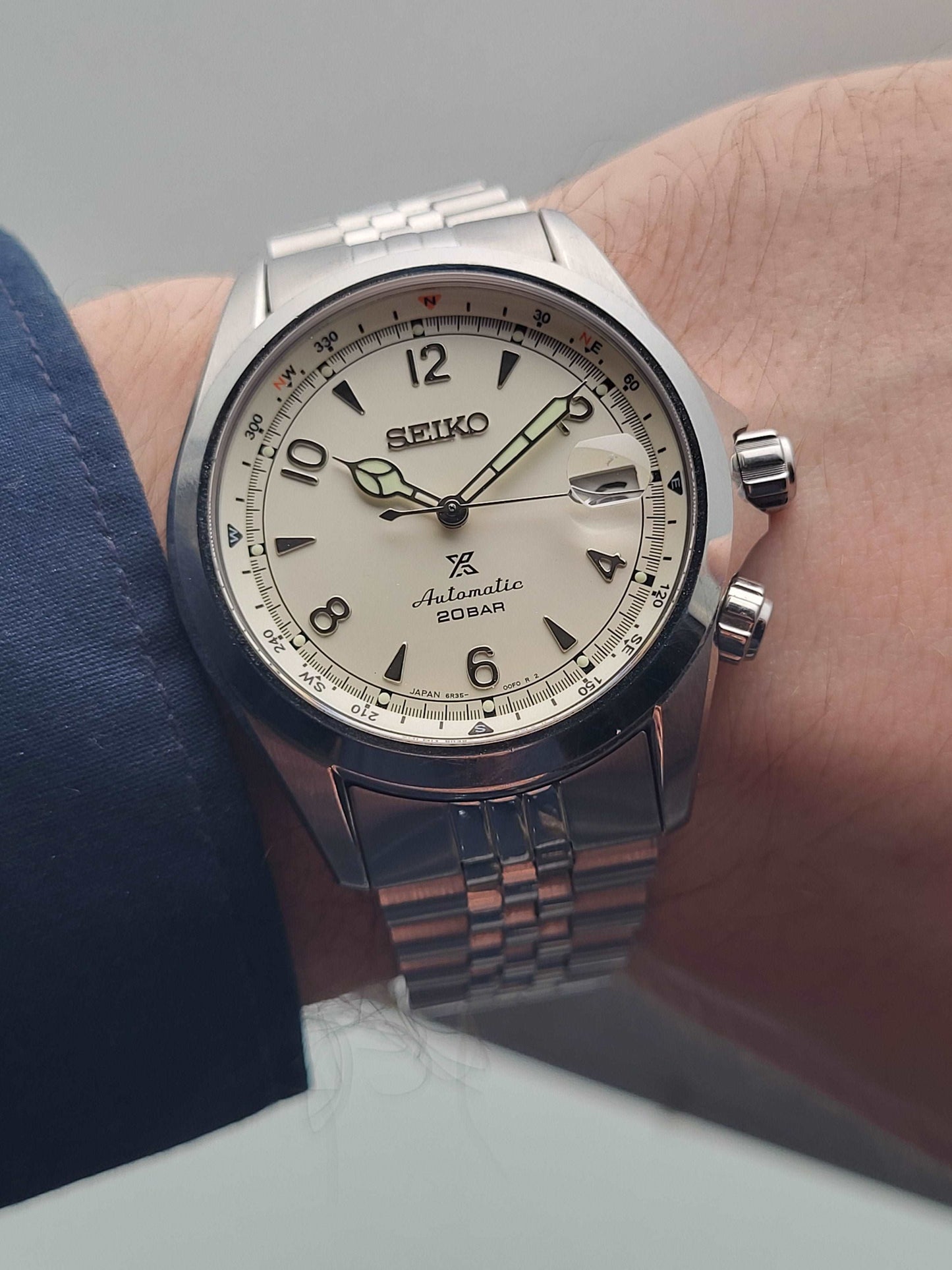 Seiko Alpinist 'Ghost' SPB119J1 - Prospex - Full Set! - Red Robin Watches