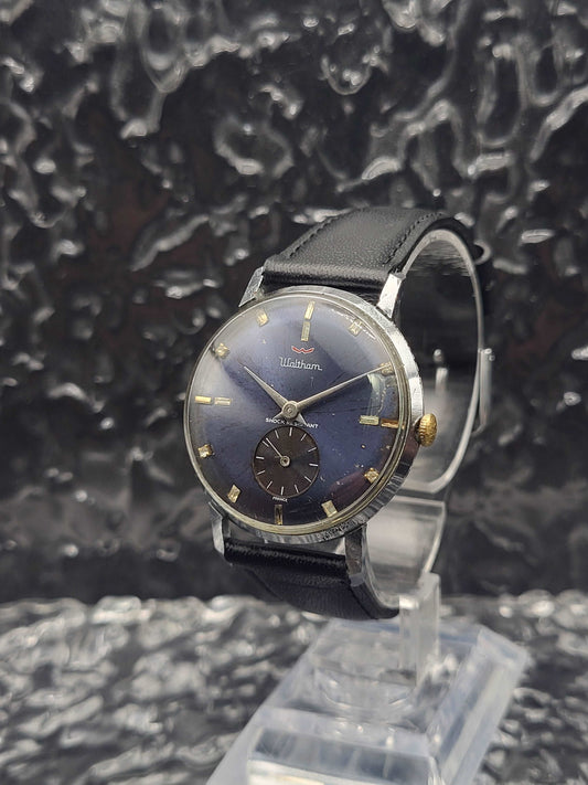 Waltham Sub Second - Handwinder - Sunburst - Red Robin Watches