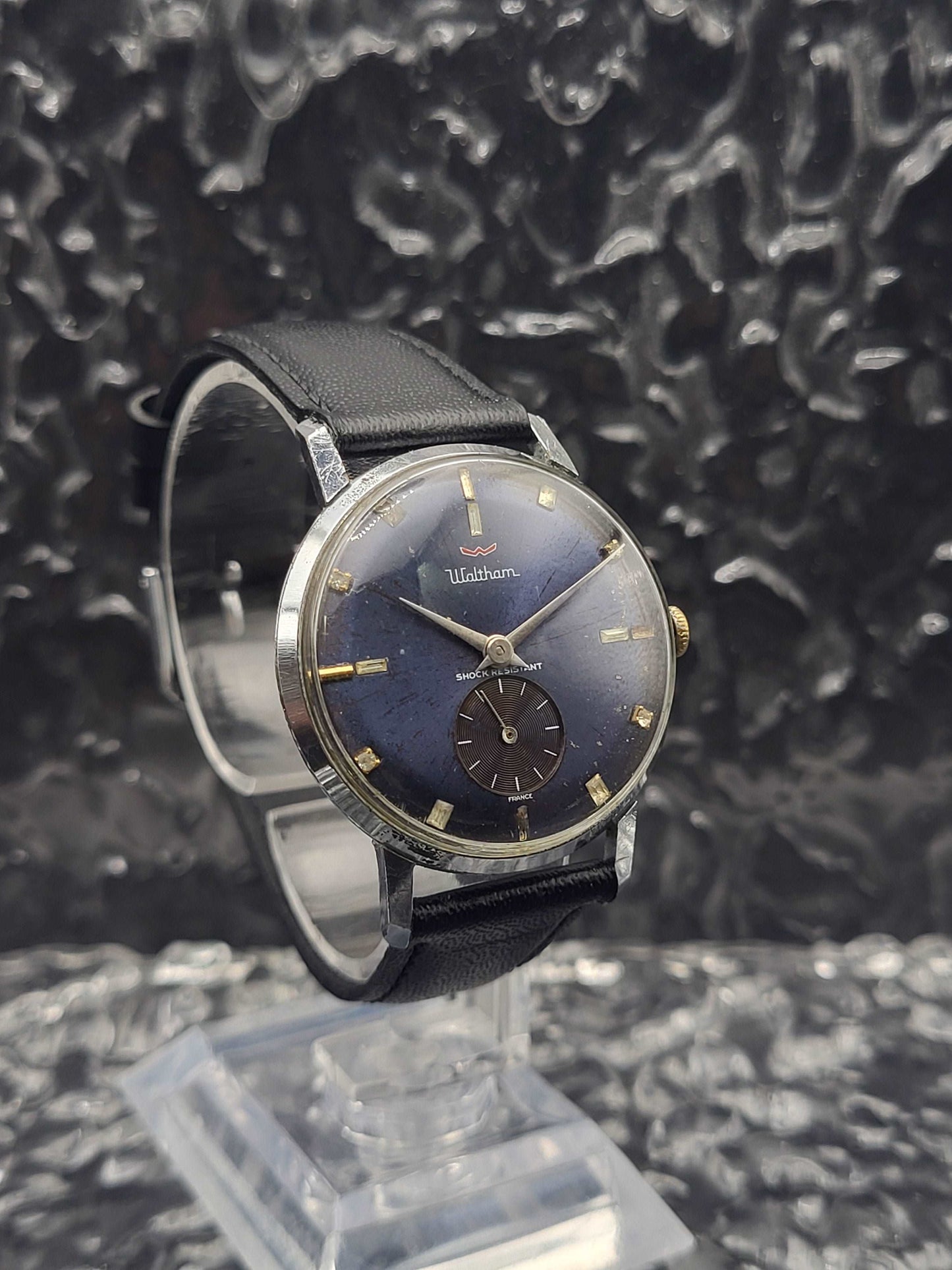 Waltham Sub Second - Handwinder - Sunburst - Red Robin Watches