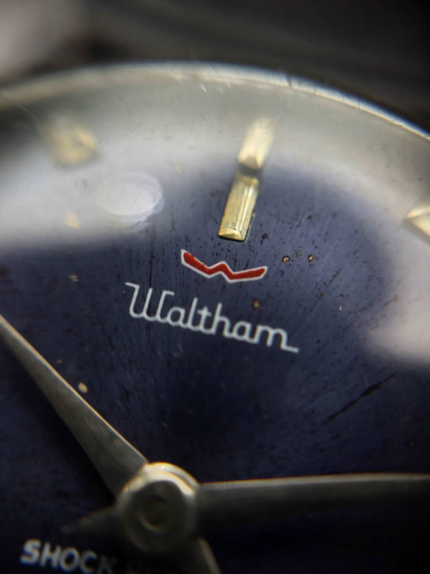 Waltham Sub Second - Handwinder - Sunburst - Red Robin Watches