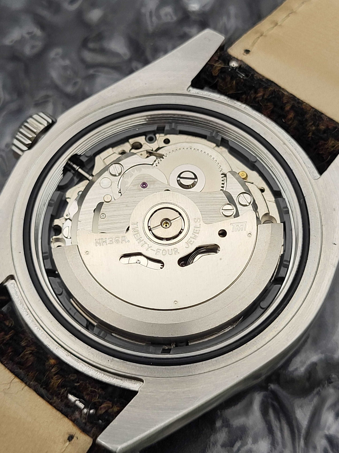 Seiko Custom Mod - Automaat - NH36 Uurwerk - Kanji Day Date