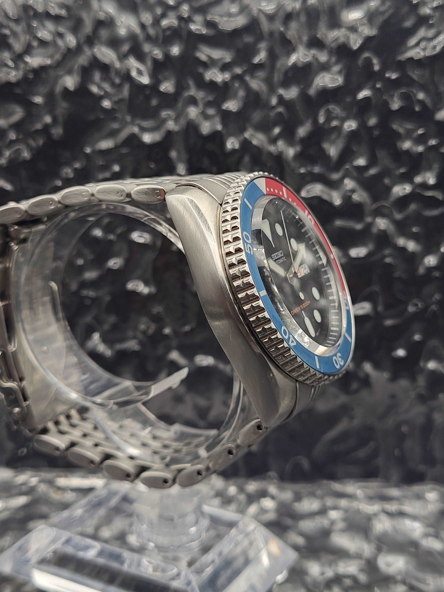 Seiko SKX009 Custom Mod - Automaat - NH36 Uurwerk - BOR Horlogeband - Kanji Day Date