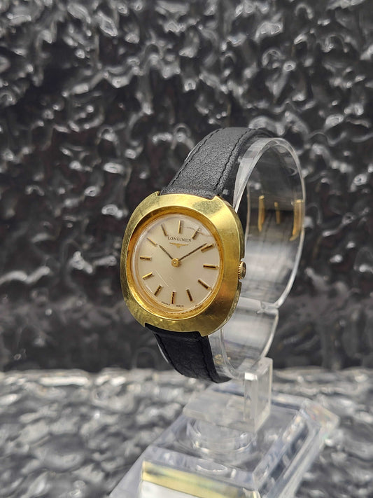 Longines Ref. 1002 - Kal. 460 - Handwinder - Dames - Zilver Sunburst