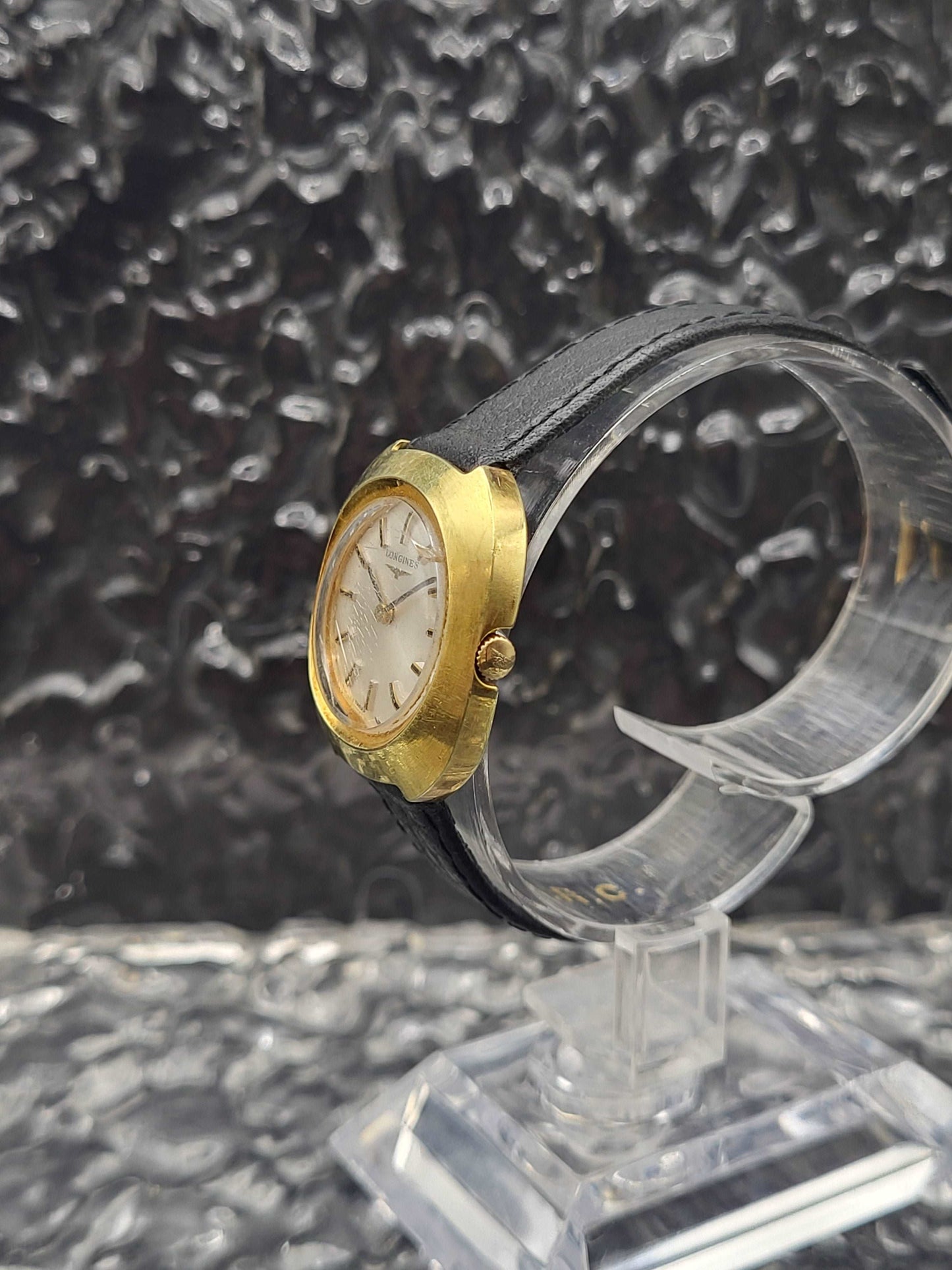 Longines Ref. 1002 - Kal. 460 - Handwinder - Dames - Zilver Sunburst