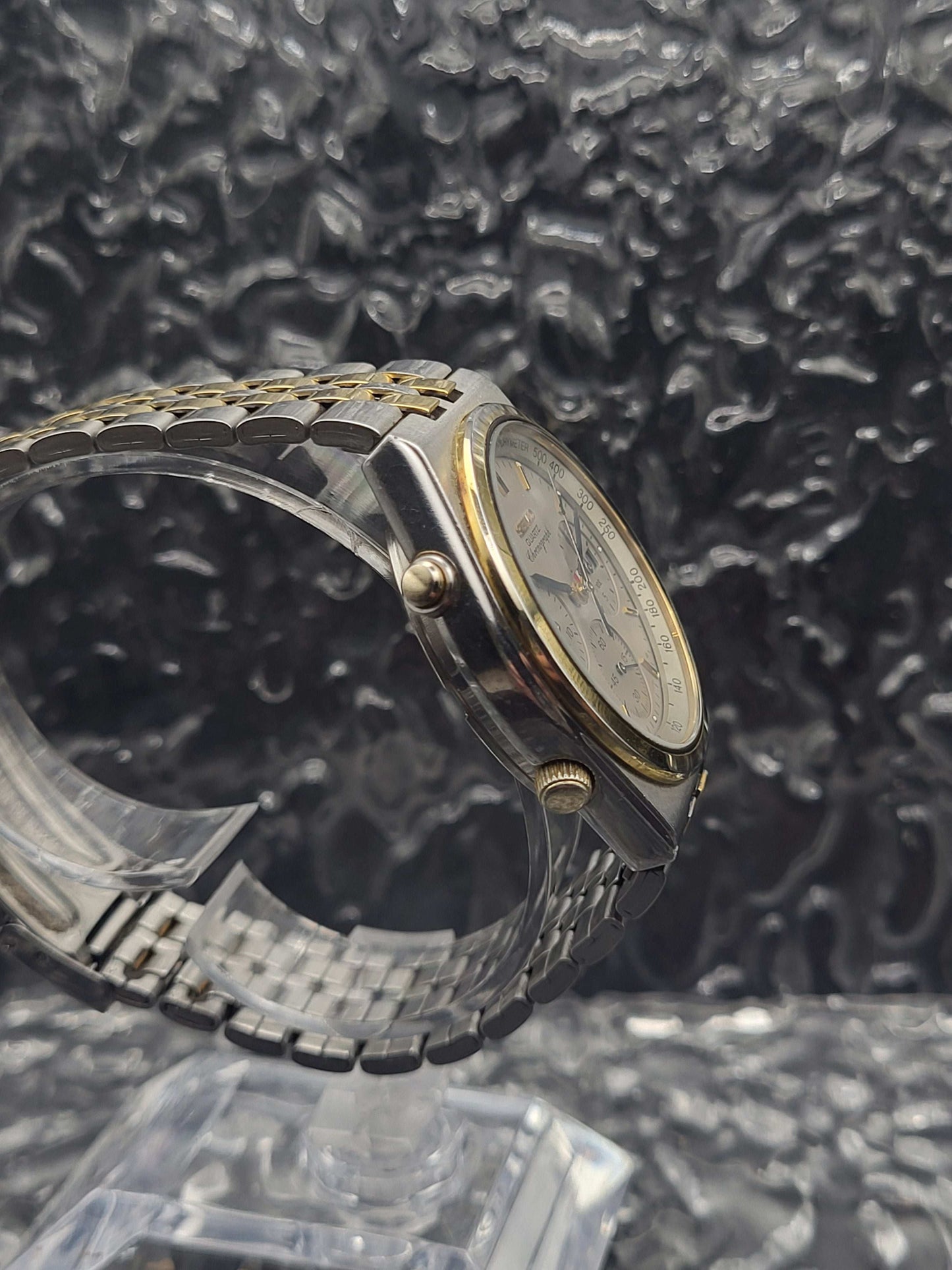 Seiko Chronograaf - Ref. 7A38-7280 - Quartz - Two Tone