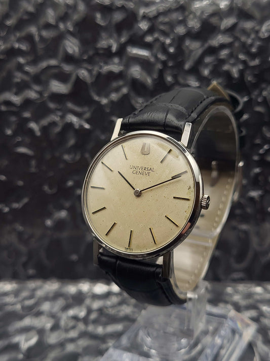 Universal Genève Ultra Thin - Ref. 842109 - Linen Dial - Manual