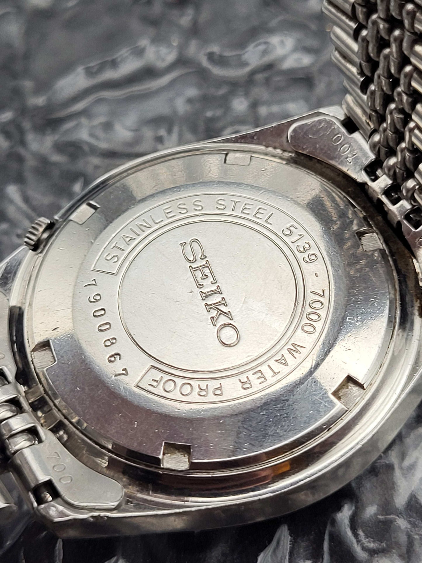 Seiko 5 DX - Ref. 5139-7000 - Dag Datum - Seiko BOR Band