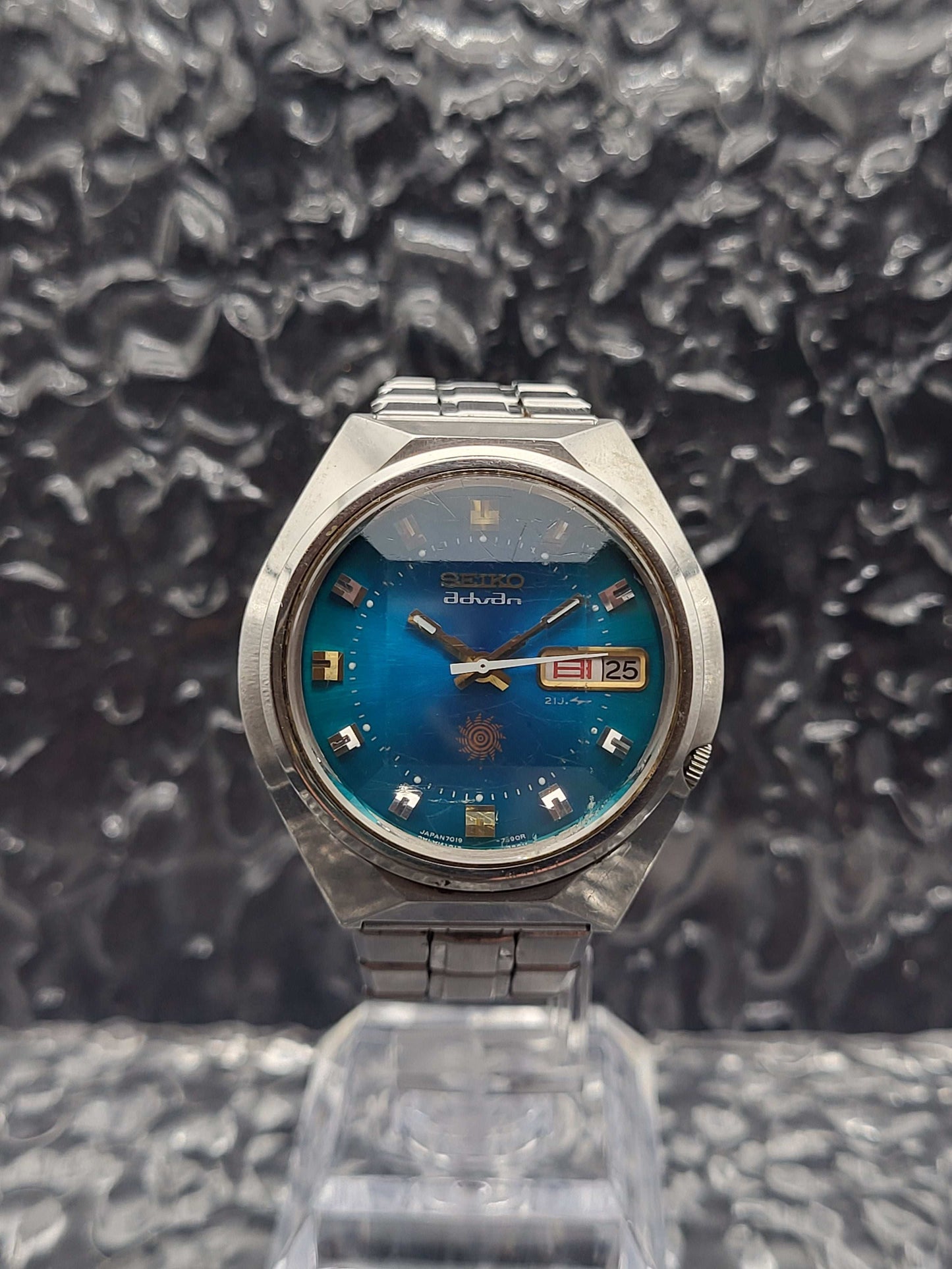 Seiko Advan - Ref. 7019-7290 - Facet Kristal - Originele Band