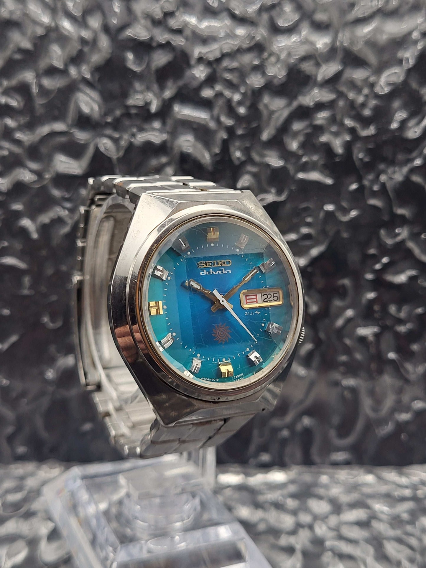 Seiko Advan - Ref. 7019-7290 - Facet Kristal - Originele Band
