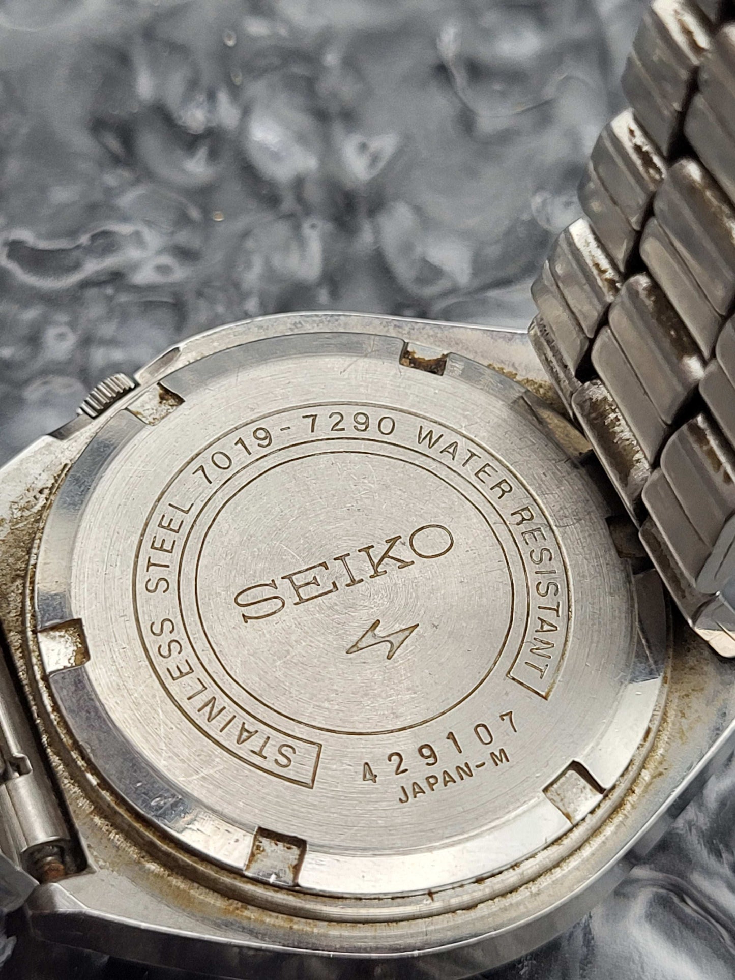 Seiko Advan - Ref. 7019-7290 - Facet Kristal - Originele Band