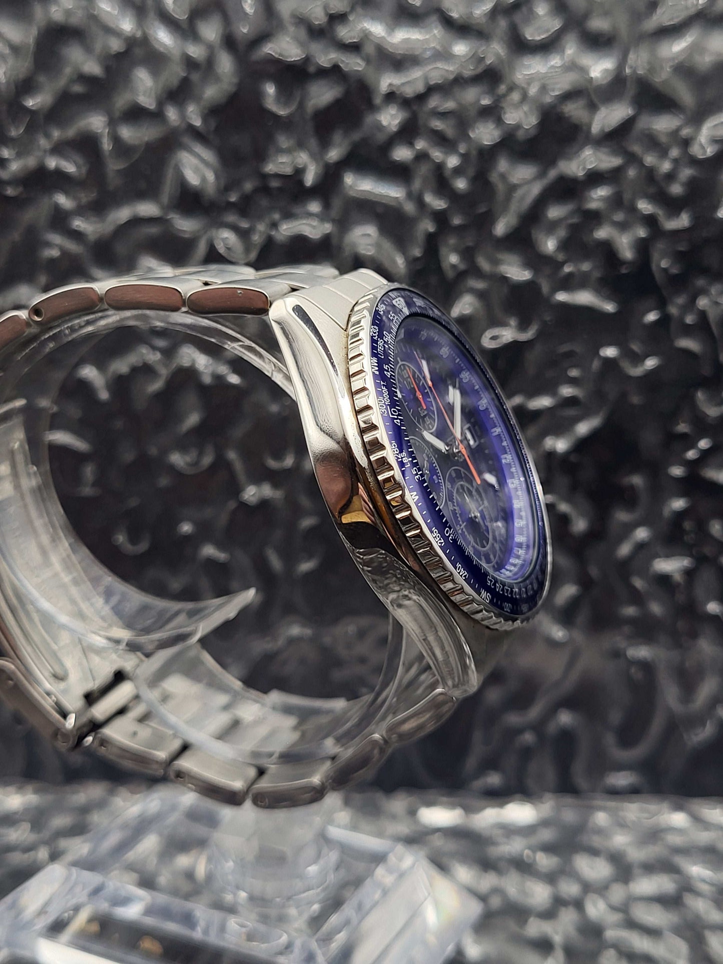 Seiko Flightmaster - Ref. 7T92-0CF0 - Quartz - Blauw