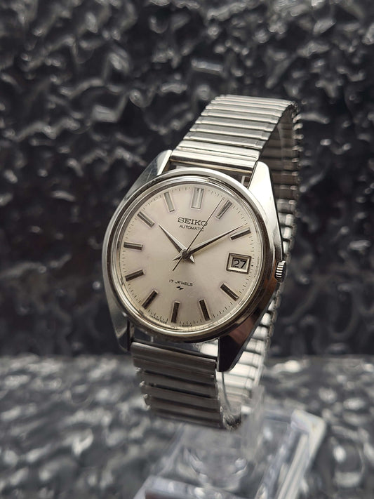 Seiko Automaat - Ref. 7005-8000 - Zilveren Sunburst - Datum