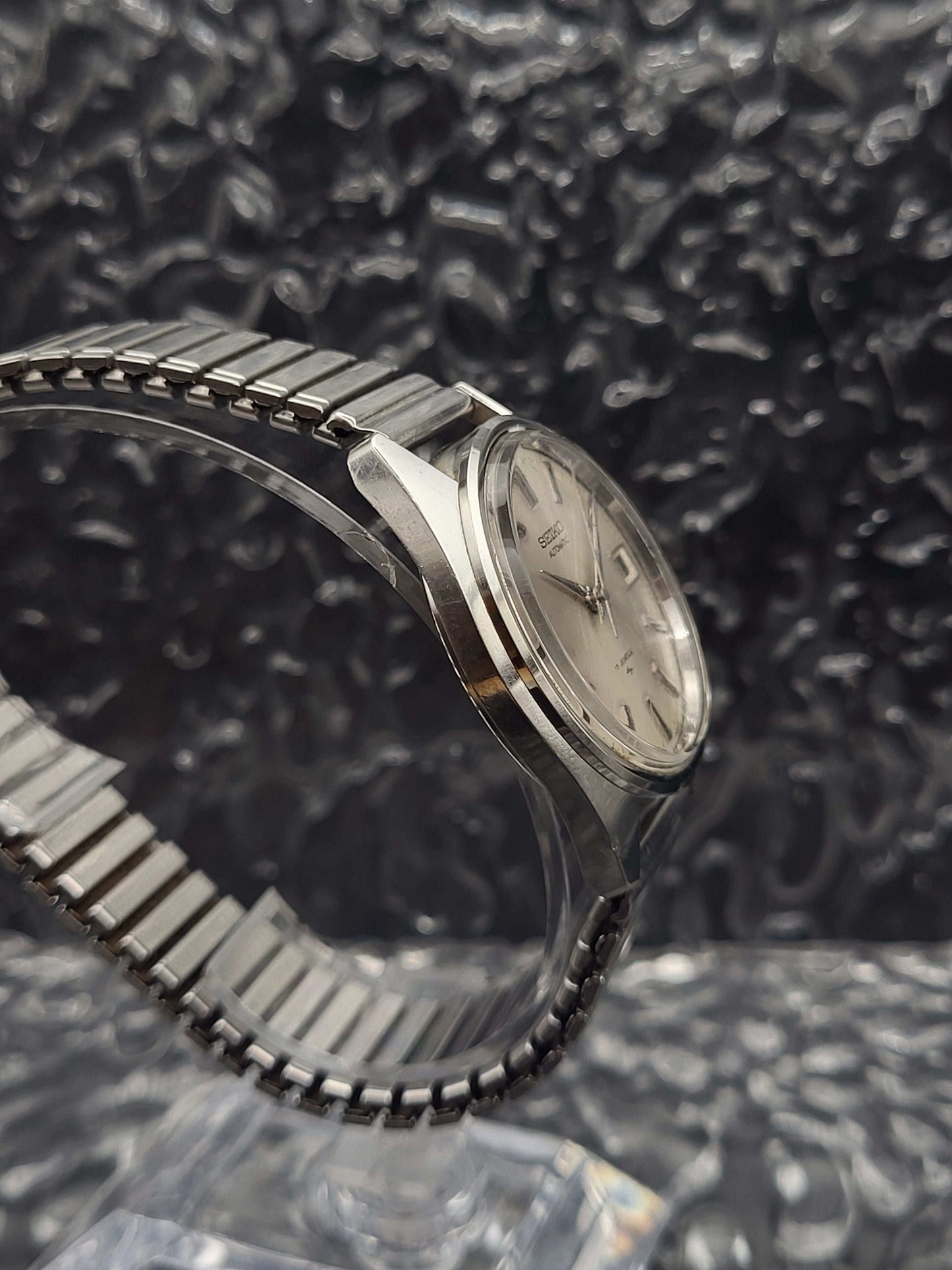 Seiko Automaat - Ref. 7005-8000 - Zilveren Sunburst - Datum