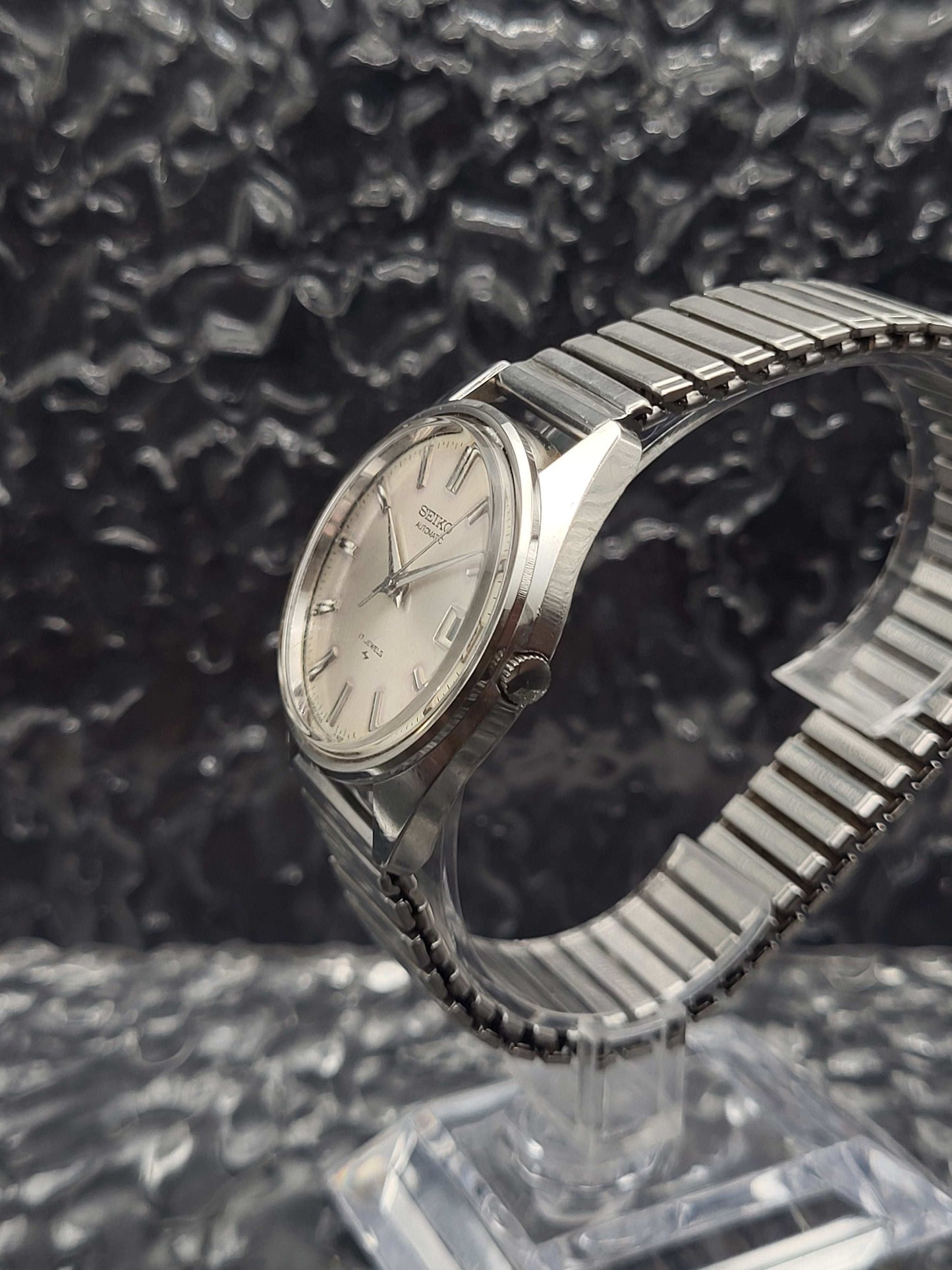 Seiko Automaat - Ref. 7005-8000 - Zilveren Sunburst - Datum