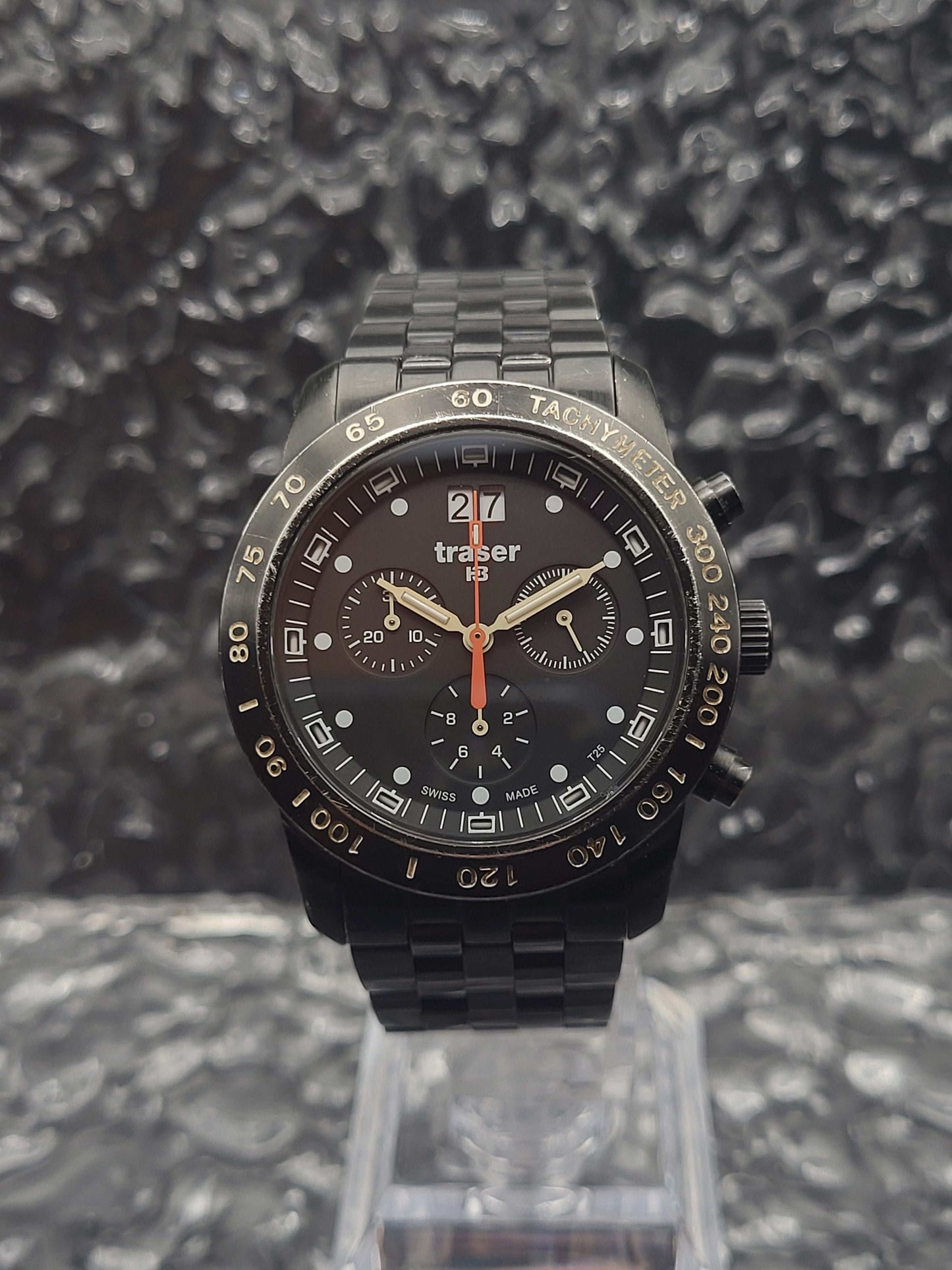 Traser H3 Classic Chronograph - Ref. T4004.357.37.01 - Black PVD - Quartz