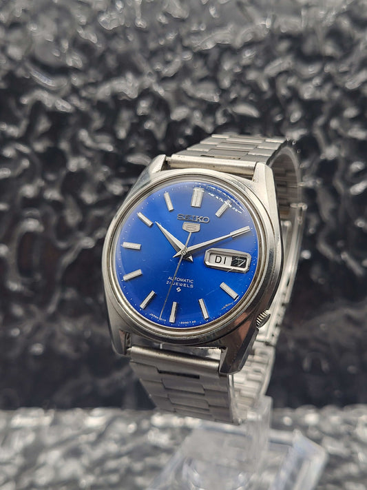 Seiko 5 - Ref. 6119-8093 - Automatic - Blue Dial - Dutch Day Disk