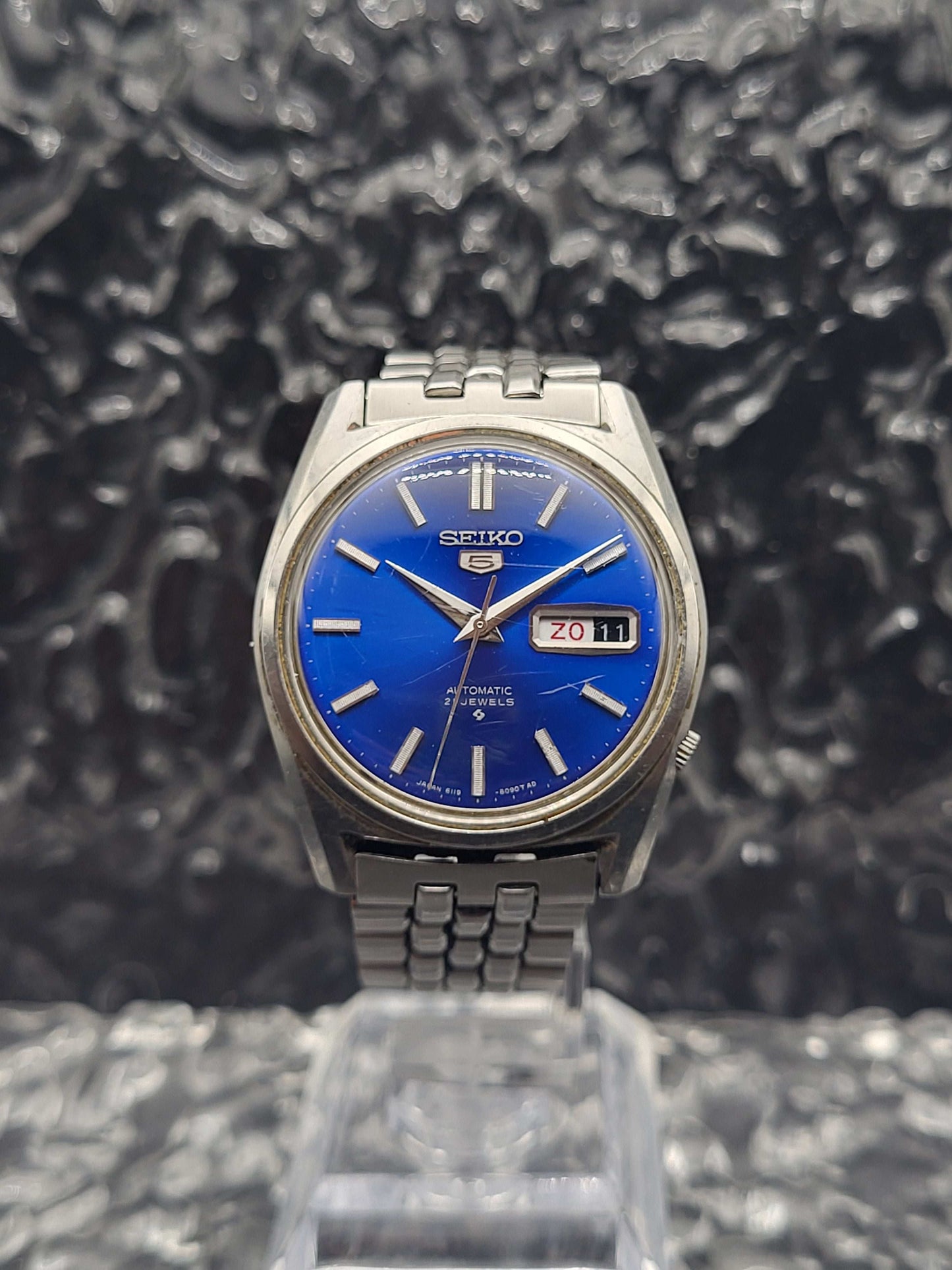 Seiko 5 - Ref. 6119-8093 - Automatic - Blue Dial - Original Bracelet