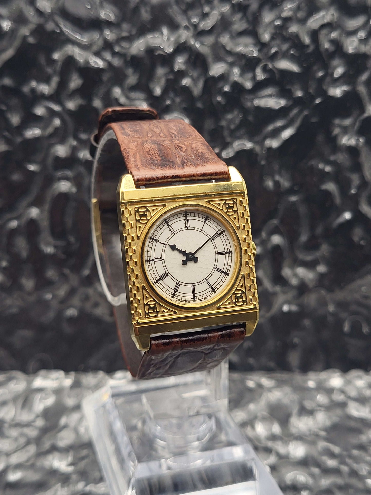 Seiko Big Ben - Ref. 5P30-6150 - Westminster - Boxed - Gold Tone - New Battery