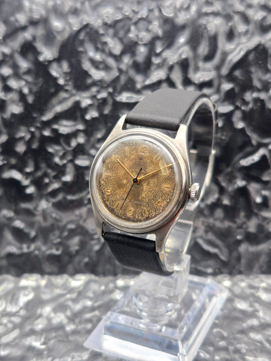 Rolex Oyster Double Signed Tropical Dial Ref. 4444 Manual - Red Robin Watches