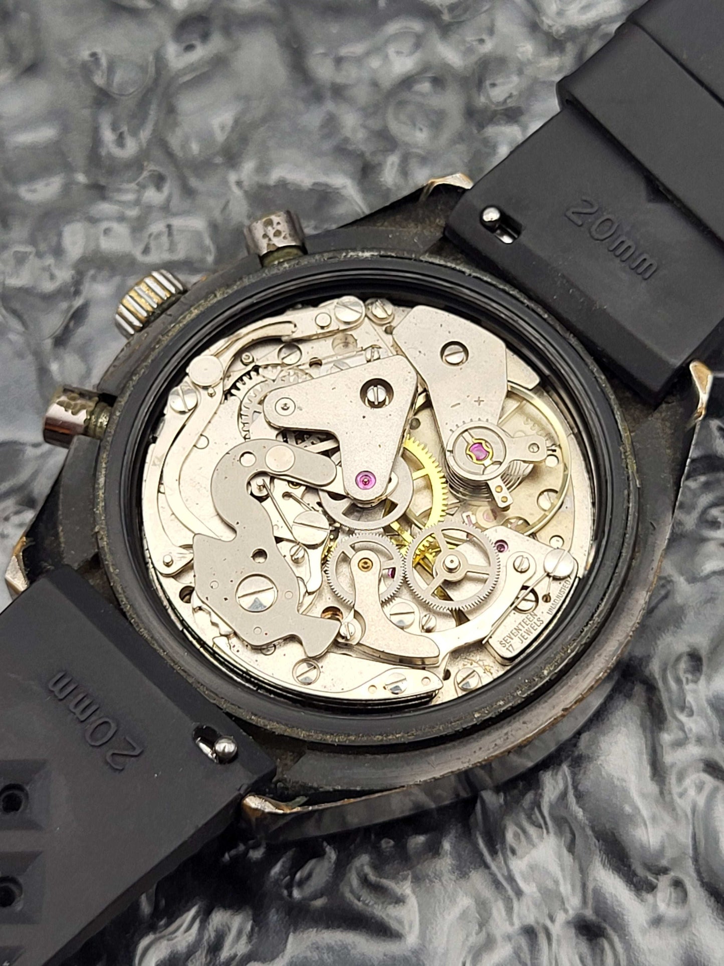 Meister Anker Chronograph - Cal. Valjoux 7733 - Black PVD Case