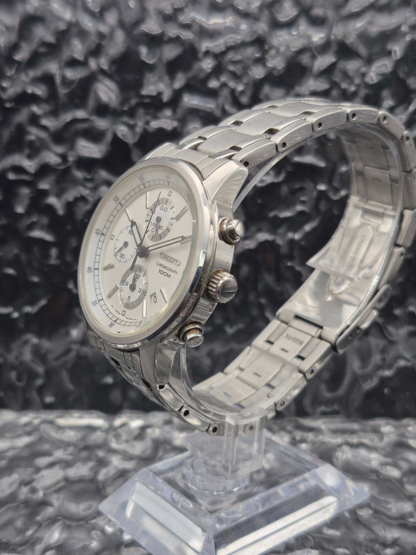 Seiko Chronograph Ref. 7T92-0LT0 Quartz Chronograph - Red Robin Watches