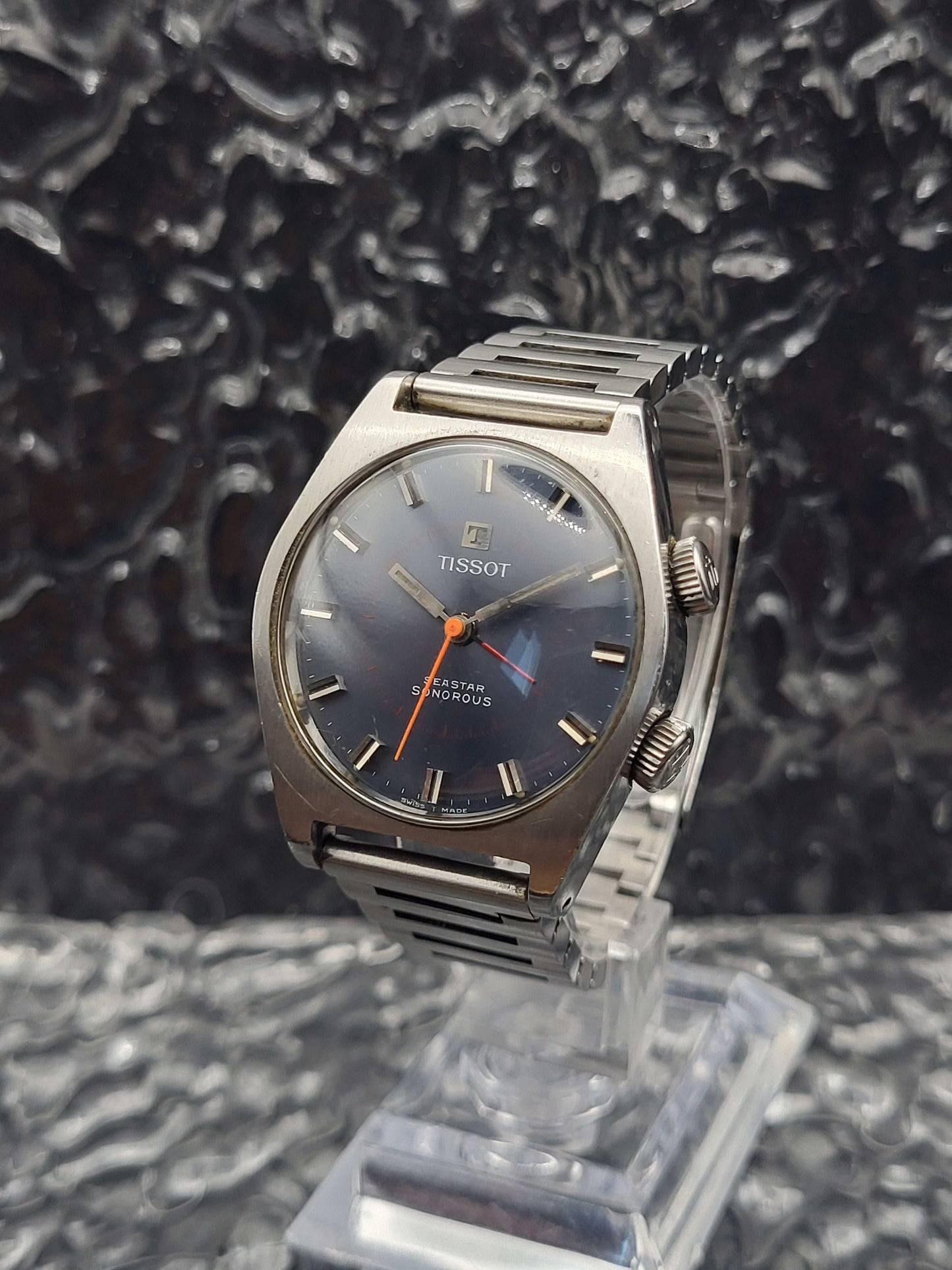 Tissot Seastar Sonorous - Ref. 40500-3X - Blue Dial - Alarm Watch