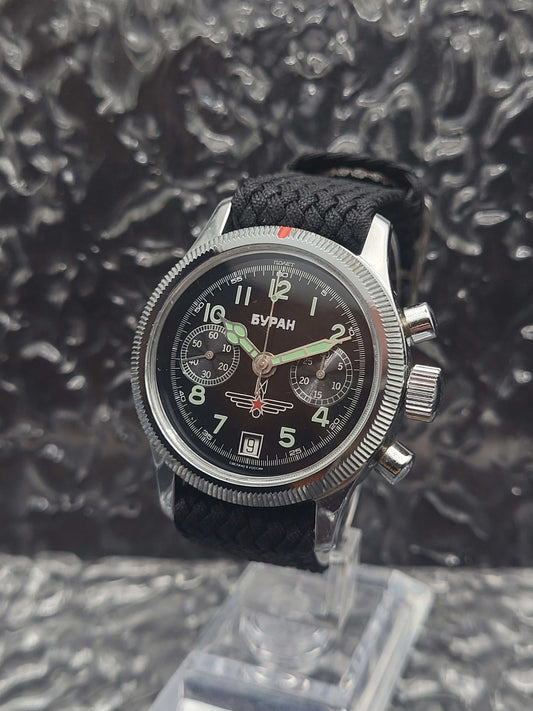 Poljot Buran Chronograph - Cal. 3133 - Men's Flyback Chronograph