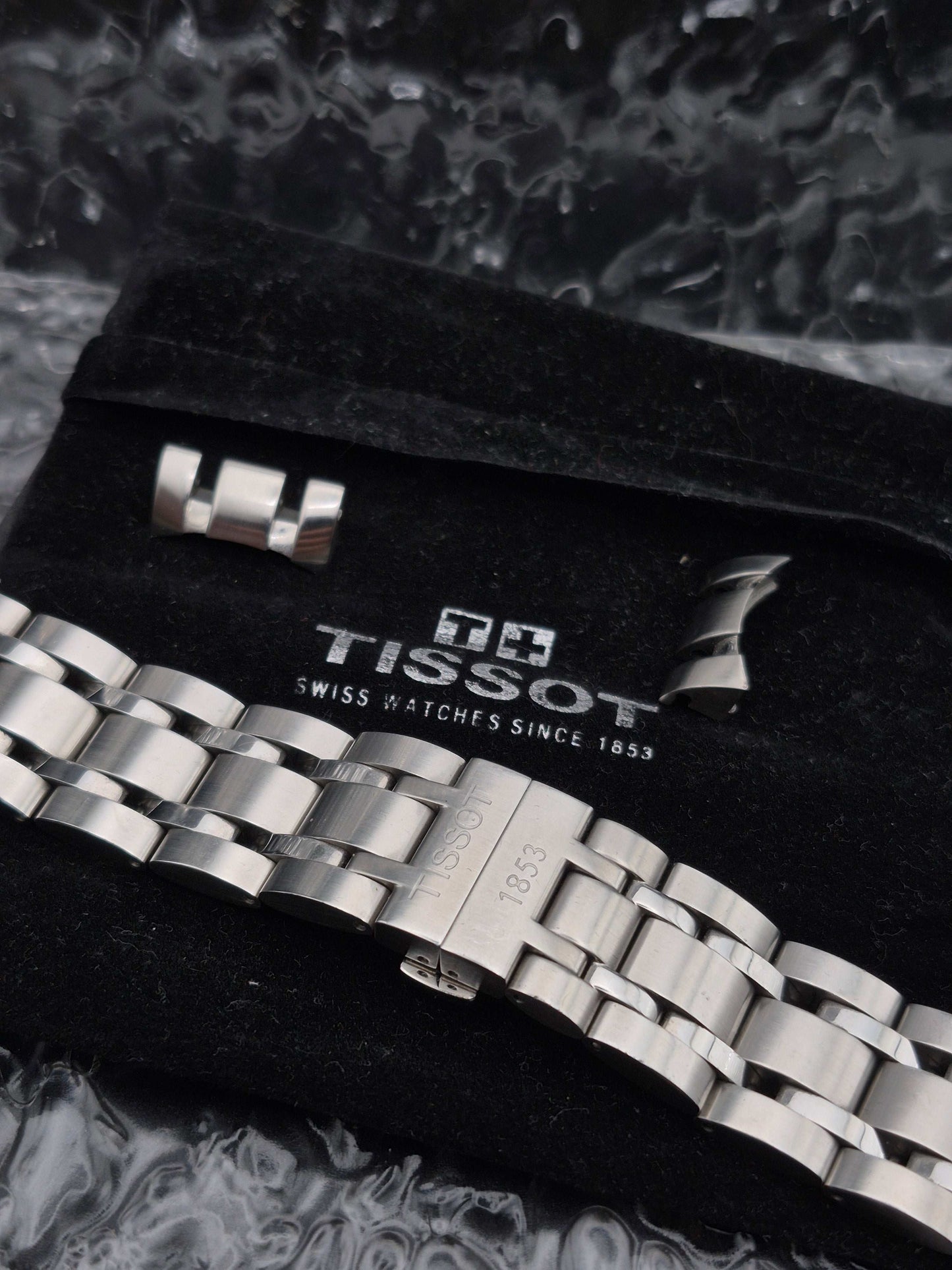 Tissot Couturier Small Seconds Ref. T0354281603100 Automatic + Metal Bracelet - Red Robin Watches
