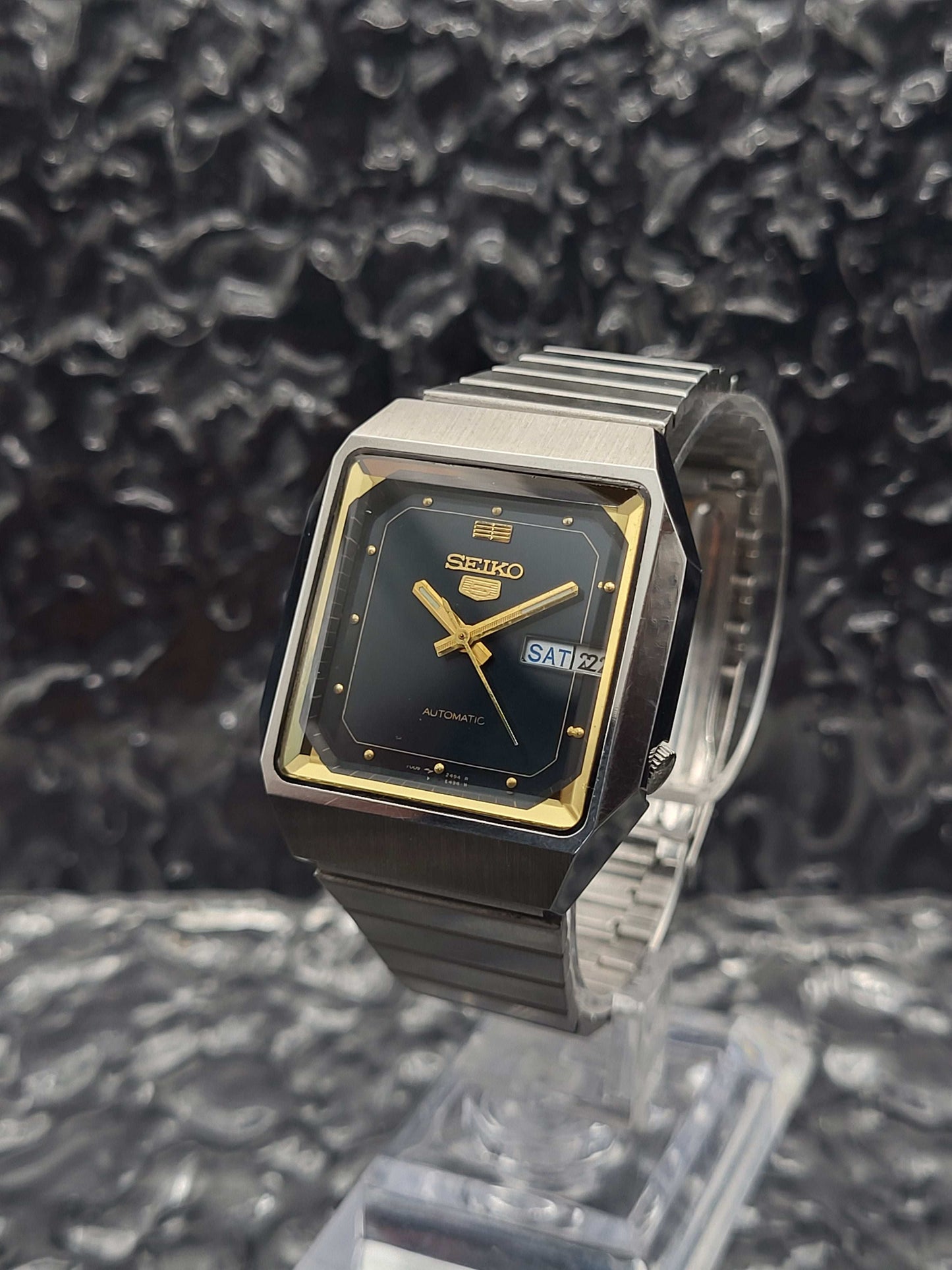 Seiko 5 - Ref. 7009-208A - Automatic - Square - Day Date