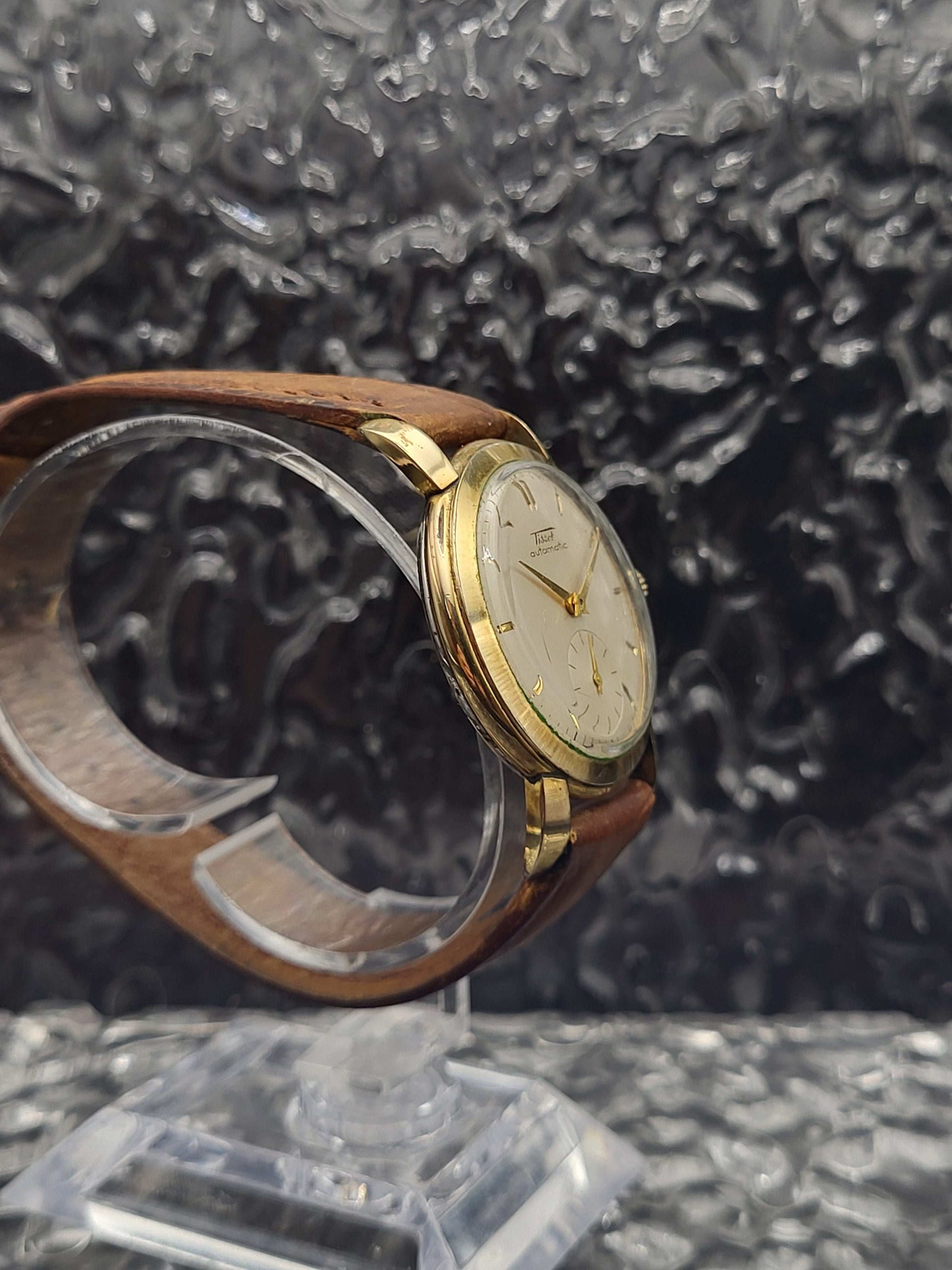 Tissot Bumper Automatic - Ref. 6579-7 - 1950s Men's Watch - Box And Papers
