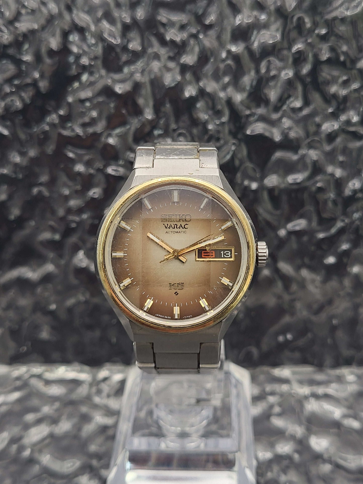 Seiko King Seiko Vanac - Ref. 5626-7220 - Kanji Day Date - Automatic - Facet Crystal - Red Robin Watches
