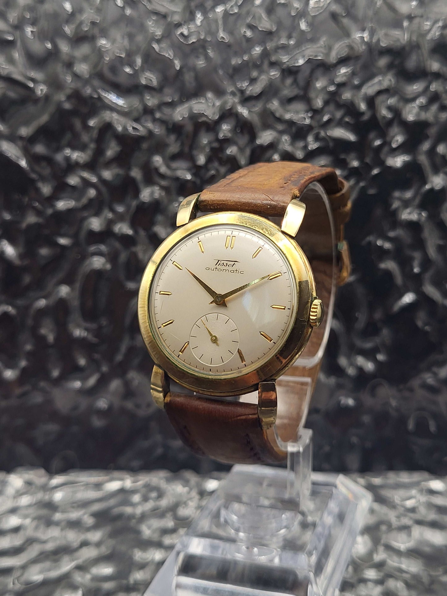 Tissot Bumper Automatic - Ref. 6579-7 - 1950s Men's Watch - Box And Papers