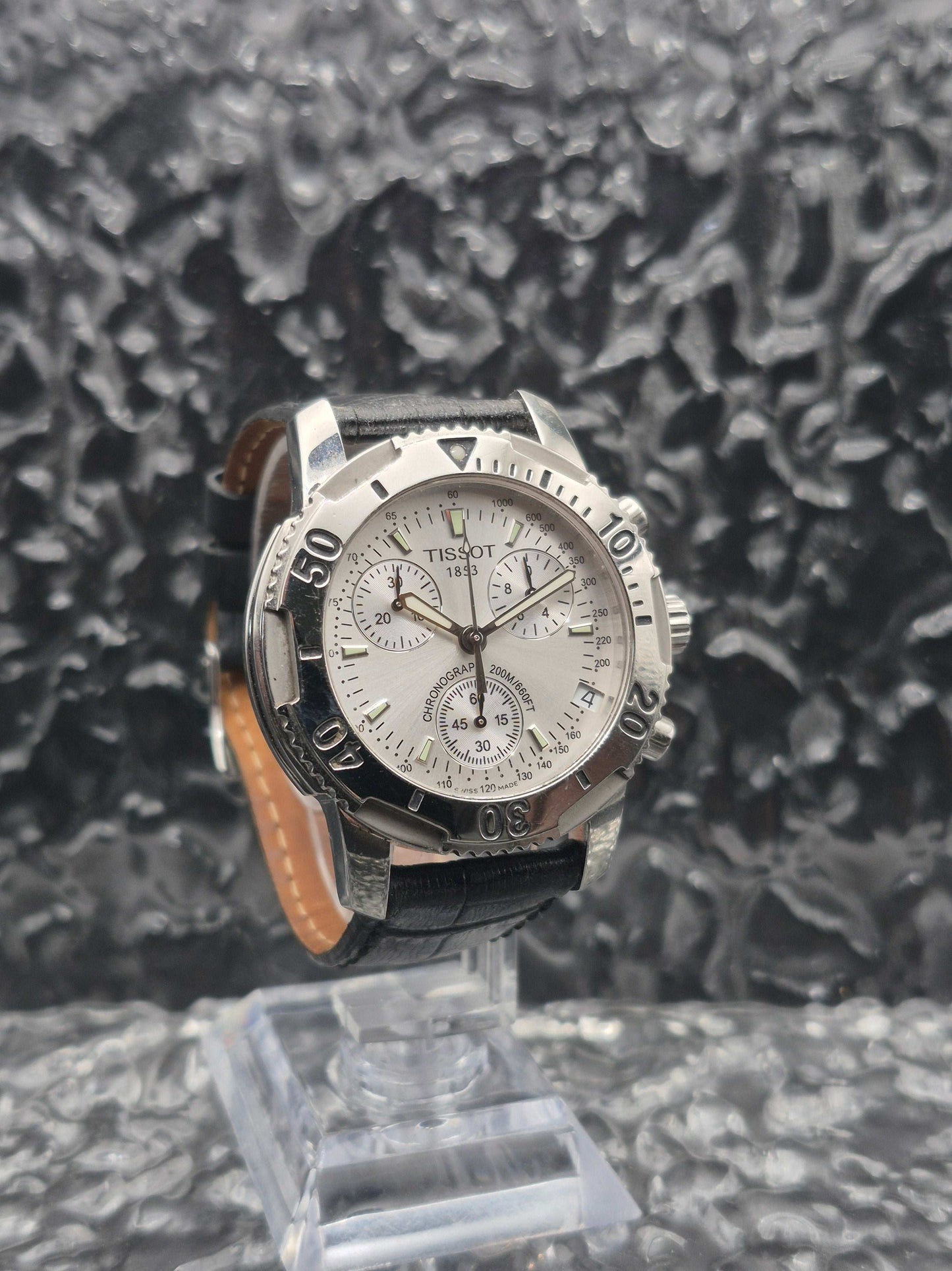 Tissot PRS200 Quartz Chronograph Ref. 362/462 Silver Dial