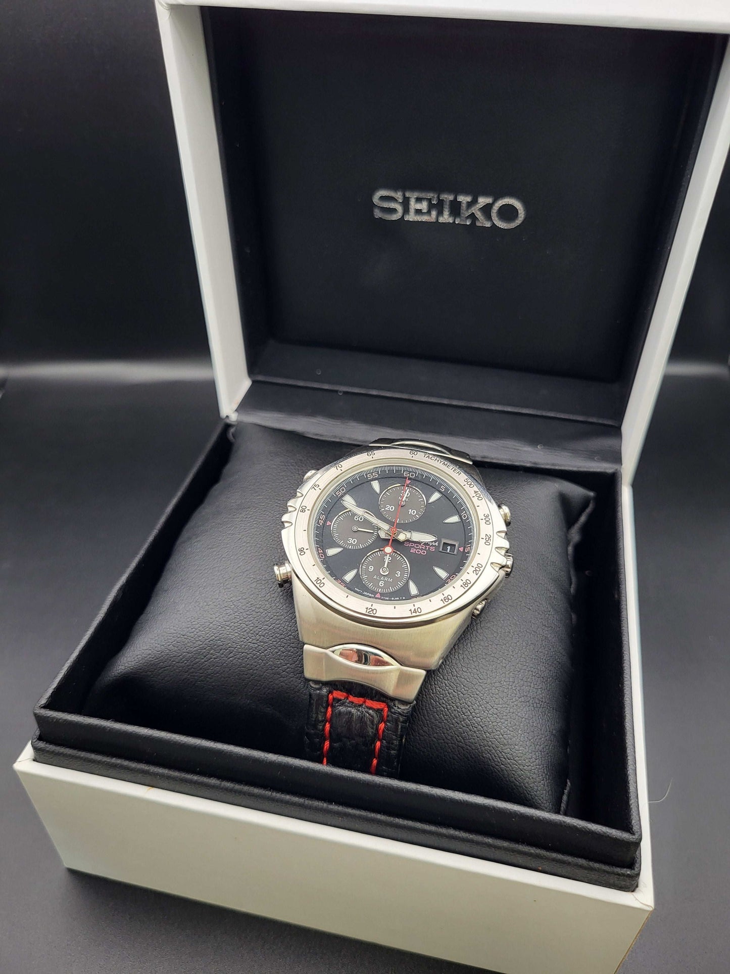 Seiko Macchina Sportiva - Ref. 7T32-6H60 - Quartz - Chronograph