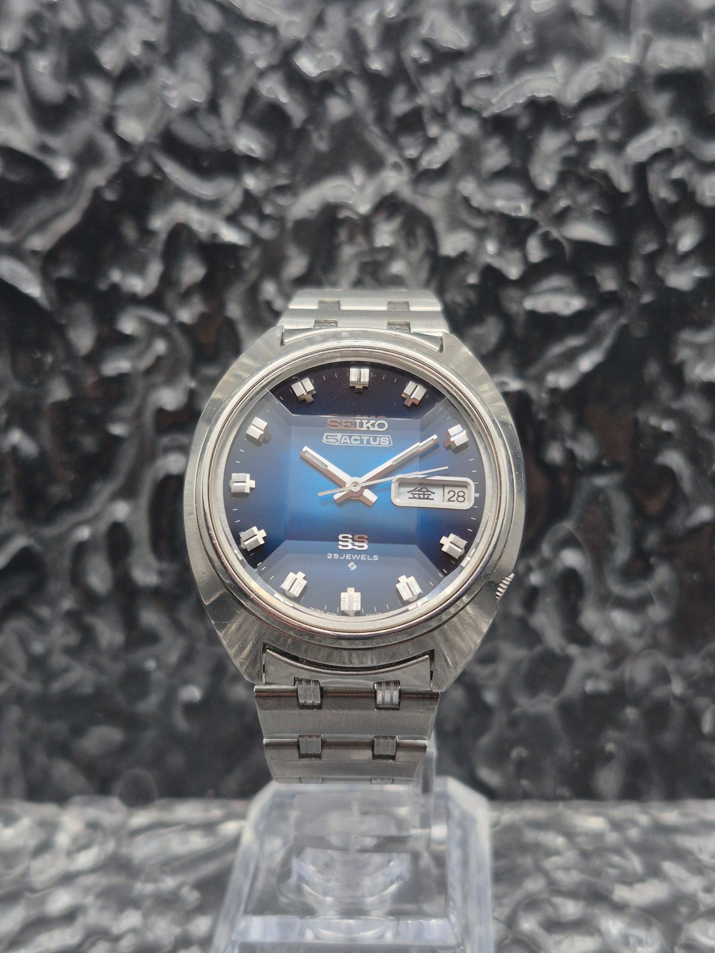 Seiko 5 Actus Ref. 6106-7600 Facet Crystal Kanji