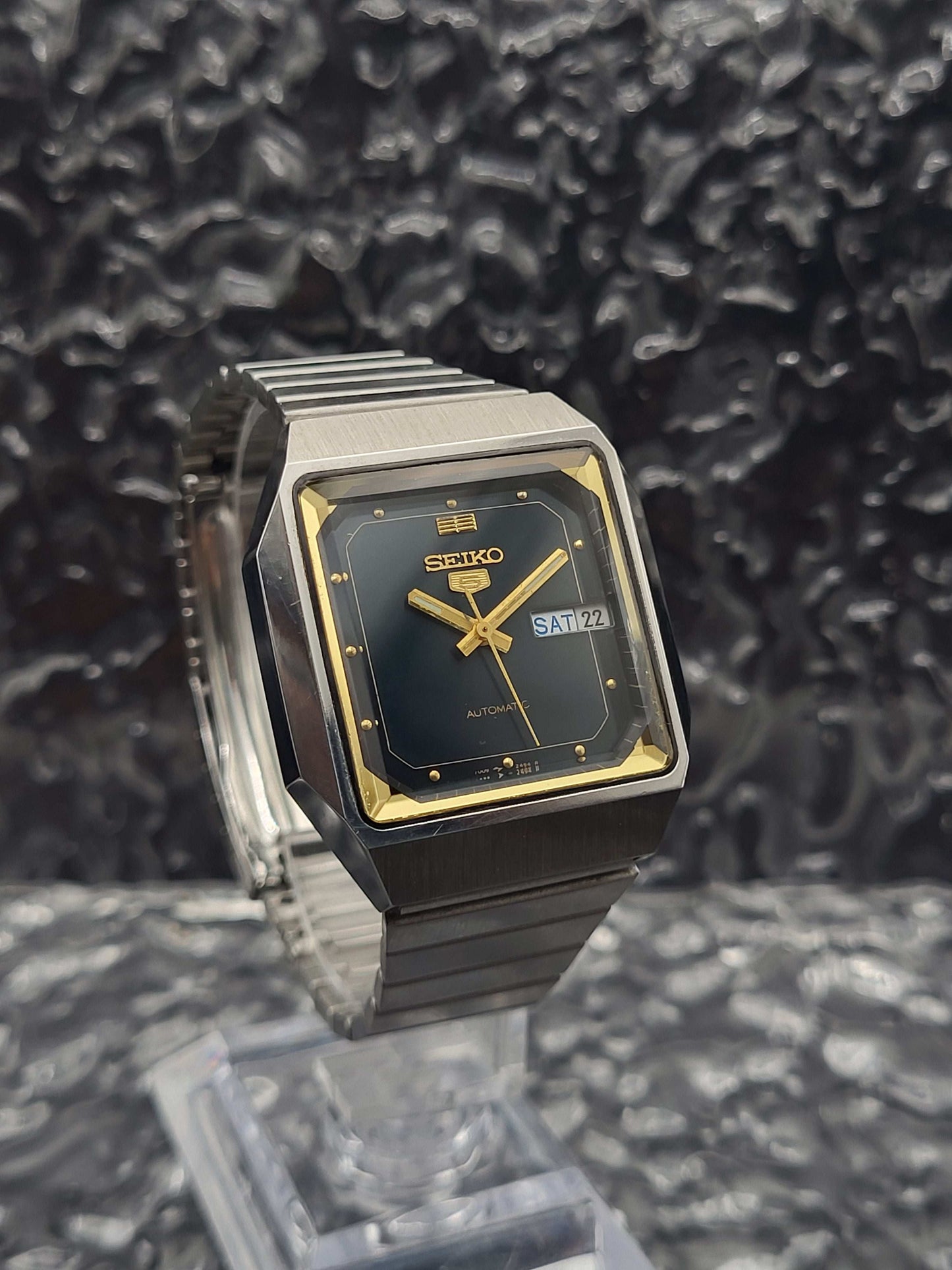 Seiko 5 - Ref. 7009-208A - Automatic - Square - Day Date
