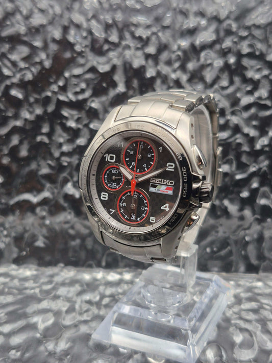 Seiko Ignition Honda Ref. 7T92-0GJ0 Limited Edition Titanium - Red Robin Watches