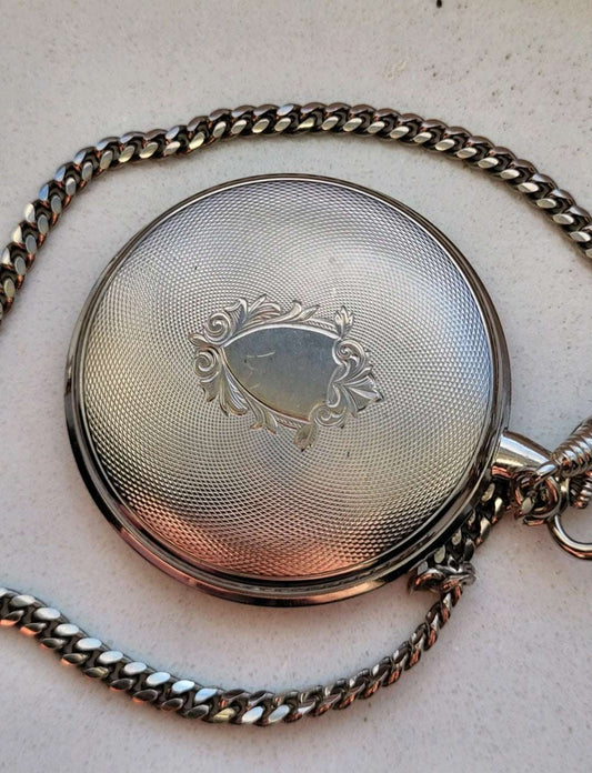 Tissot Quartz Pocket Watch - Full Hunter - Date - Read Descr.