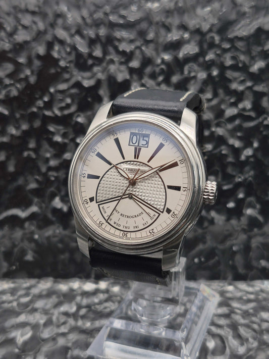 Cerruti 1881 Prestige Retrogade Ref. 10031-1 Quartz Big Date