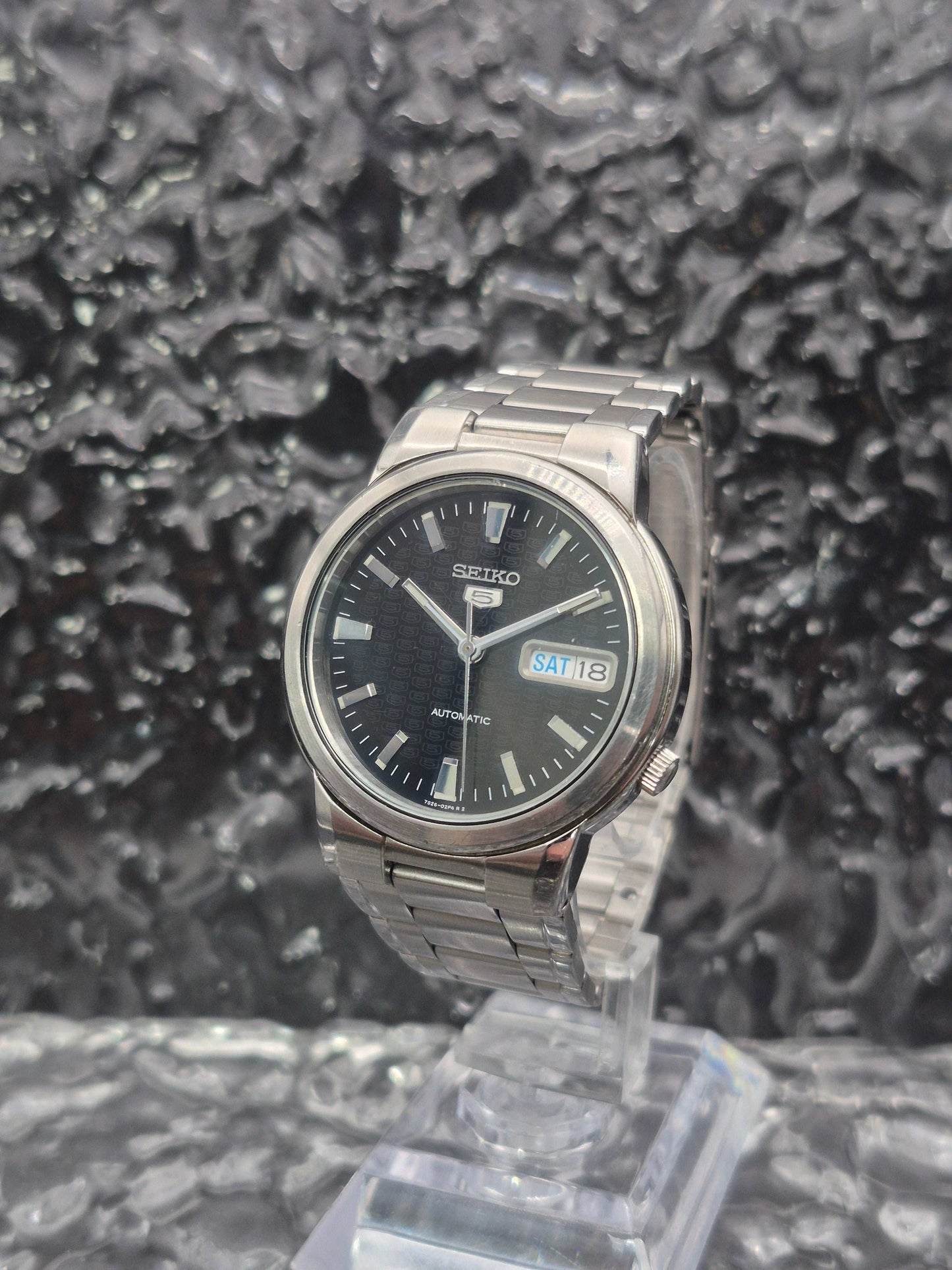 Seiko 5 Sports Ref. 7S26-01F0 Logo Dial Automatic Day Date - Red Robin Watches