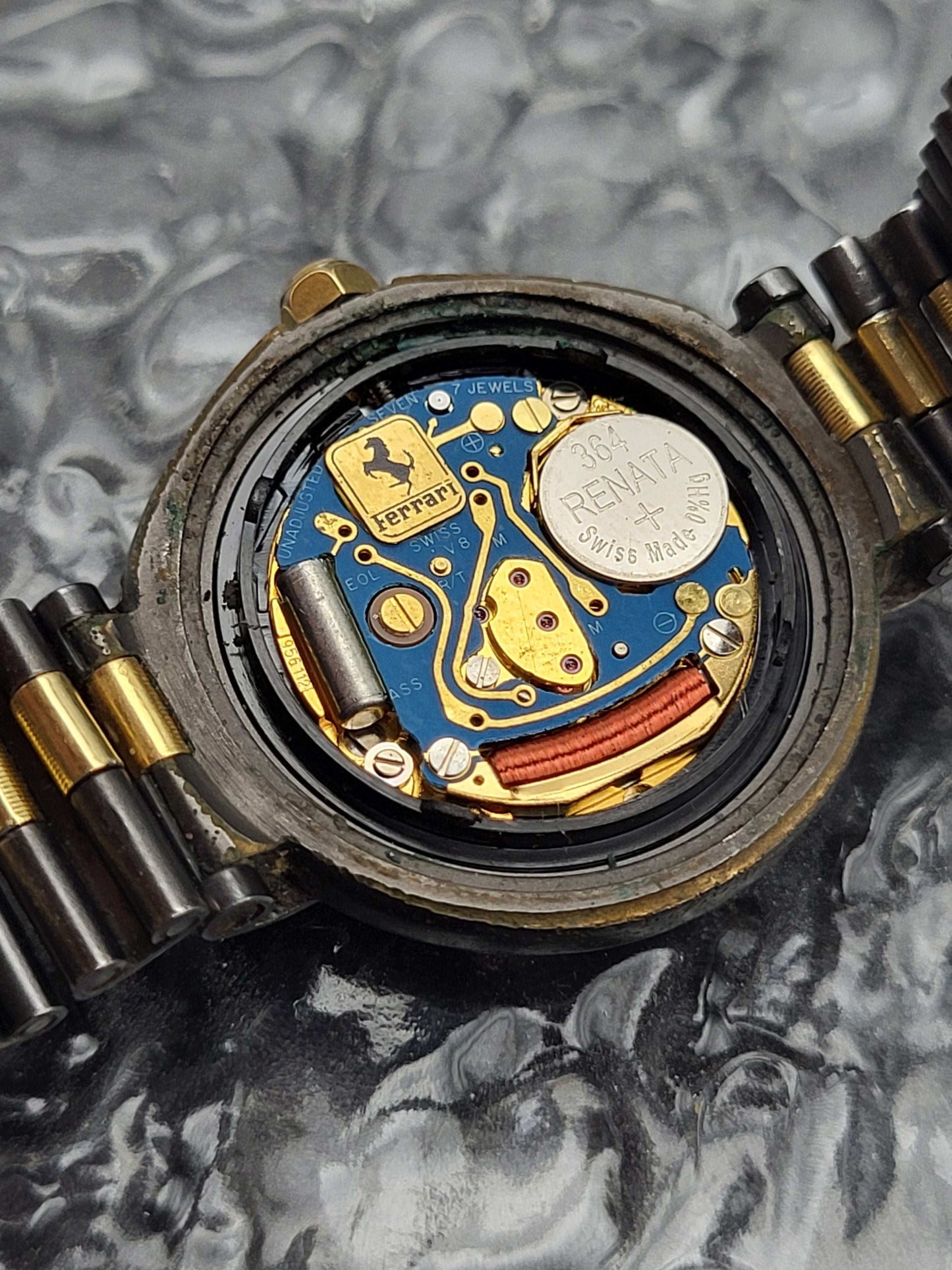 Ferrari By Cartier - Quartz - Two Tone - Ladies - Date - Red Robin Watches