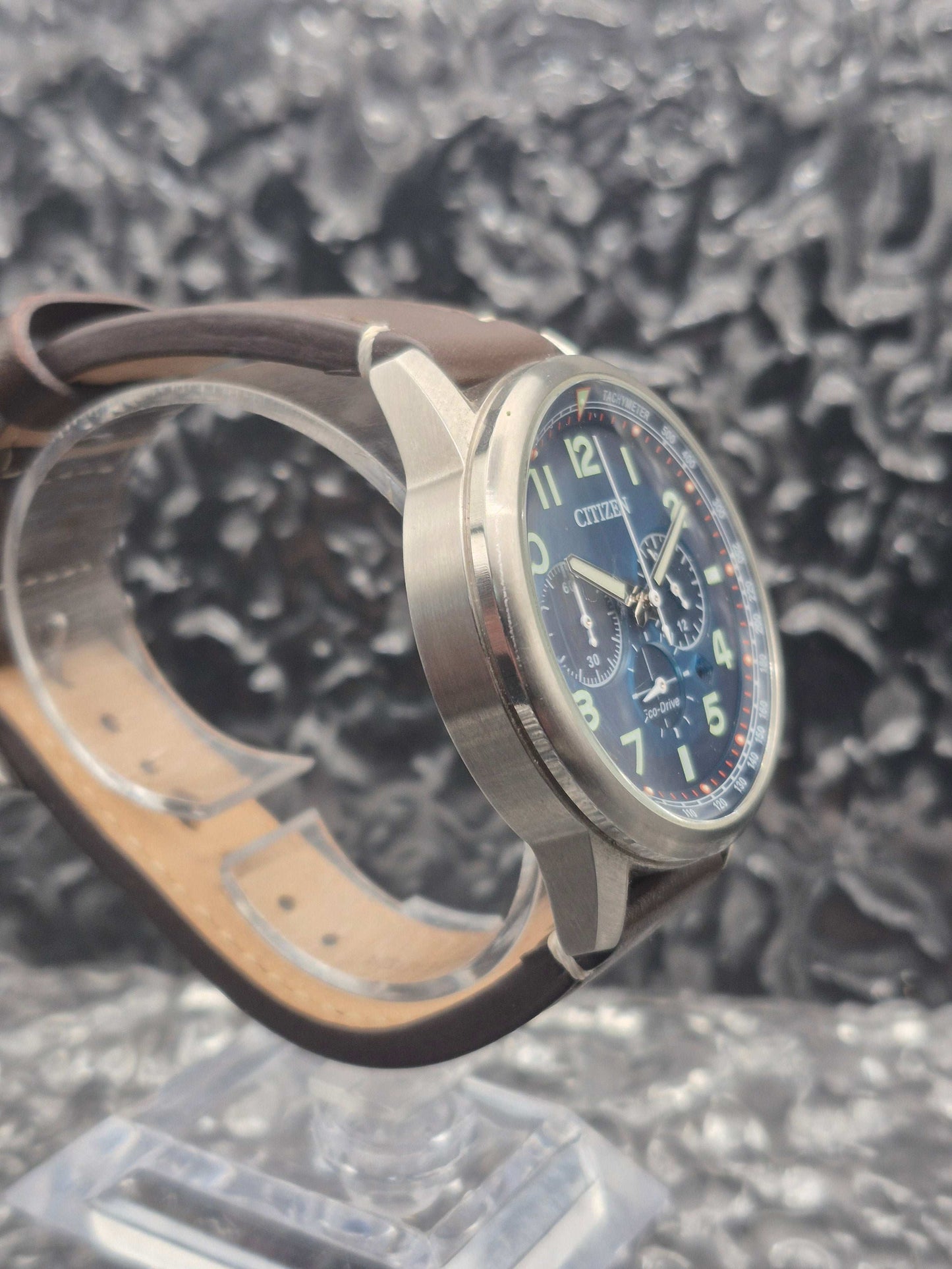 Citizen Eco-Drive Chronograph Ref. B620-S117356 Solar Chronograph Blue Dial