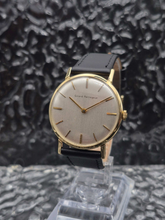 Girard Perregaux Solid Gold Dress Watch 14k 585 Manual Wound Calatrava - Red Robin Watches