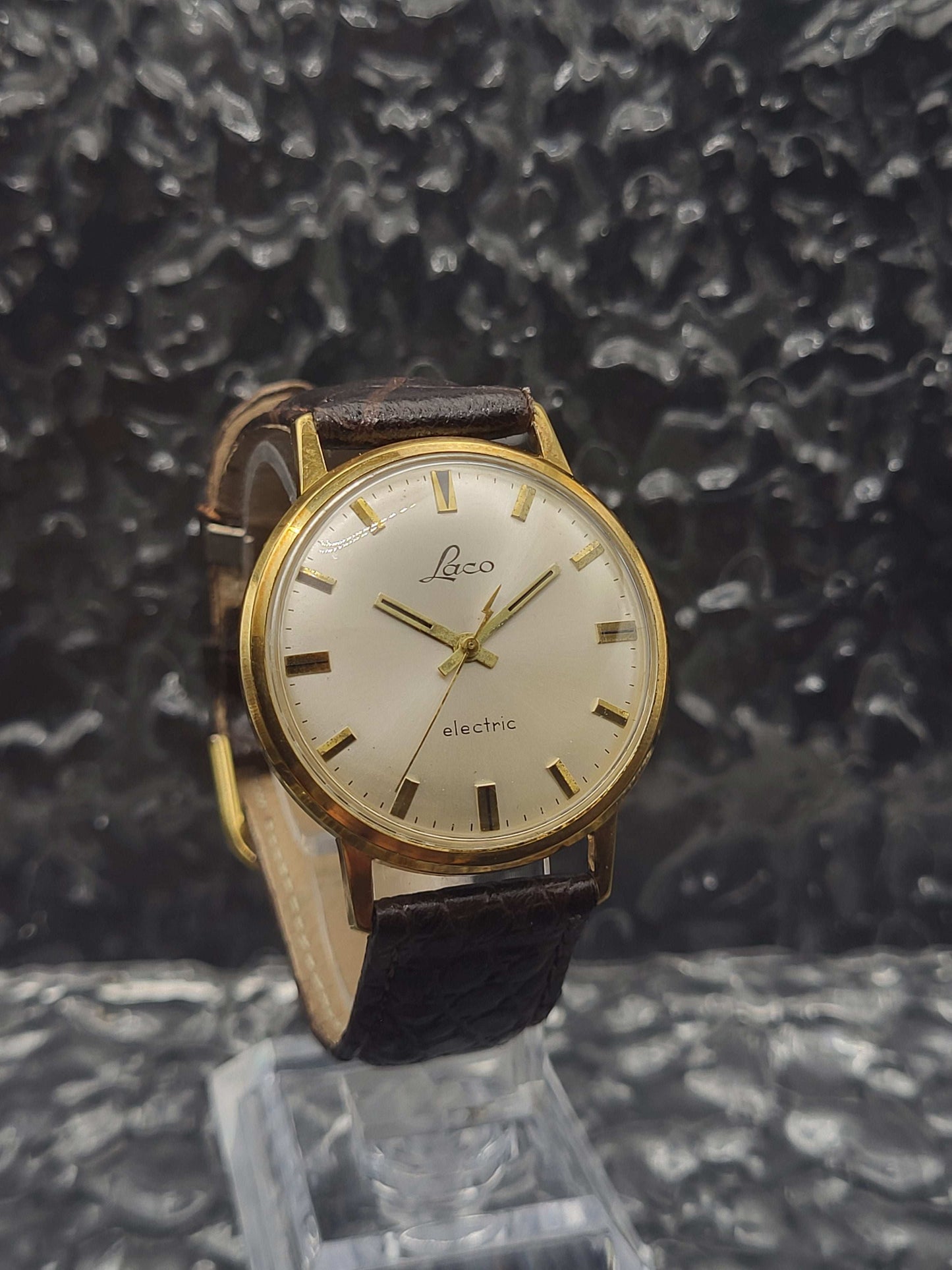 Laco Electric - Vintage - Men's - Gold Plated - Quartz