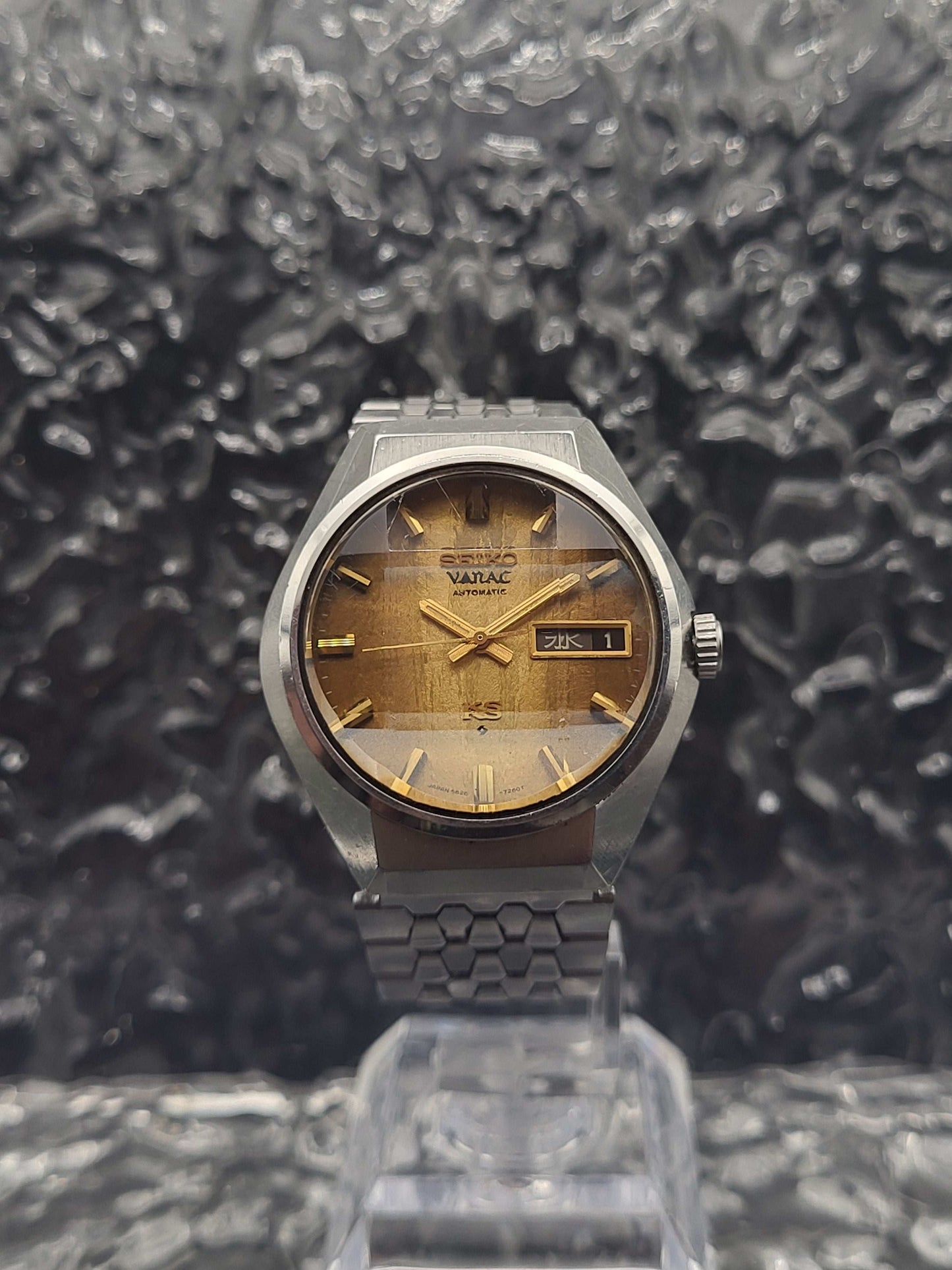 Seiko KS Vanac - Ref. 5626-723B - Kanji Day Date - Faceted Crystal