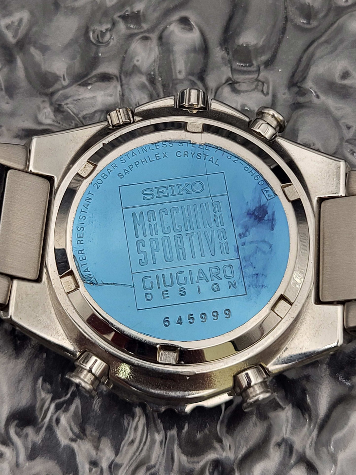 Seiko Macchina Sportiva - Ref. 7T32-6H60 - Quartz - Chronograph