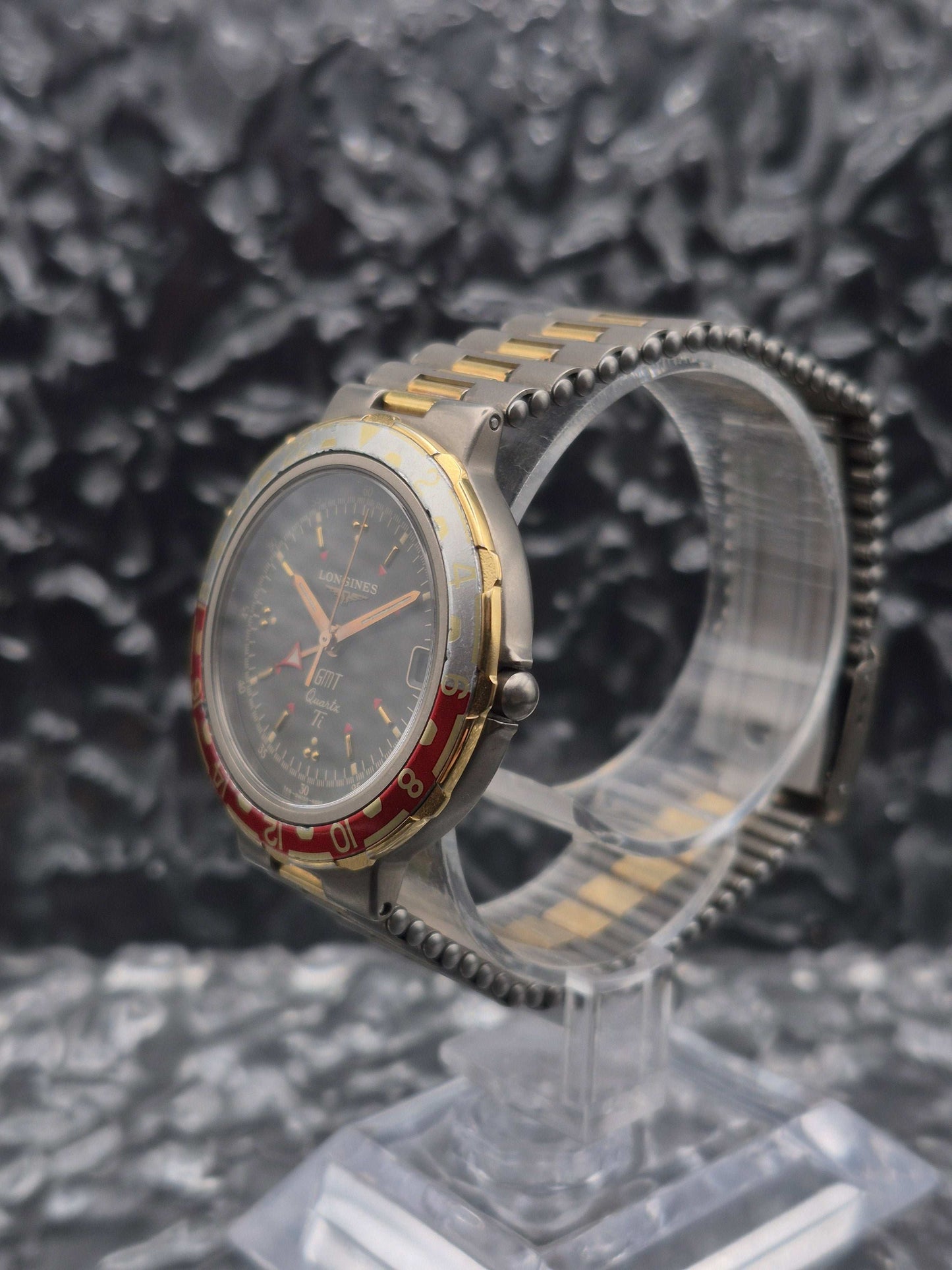 Longines Conquest Titanium GMT Quartz Vintage Two Tone