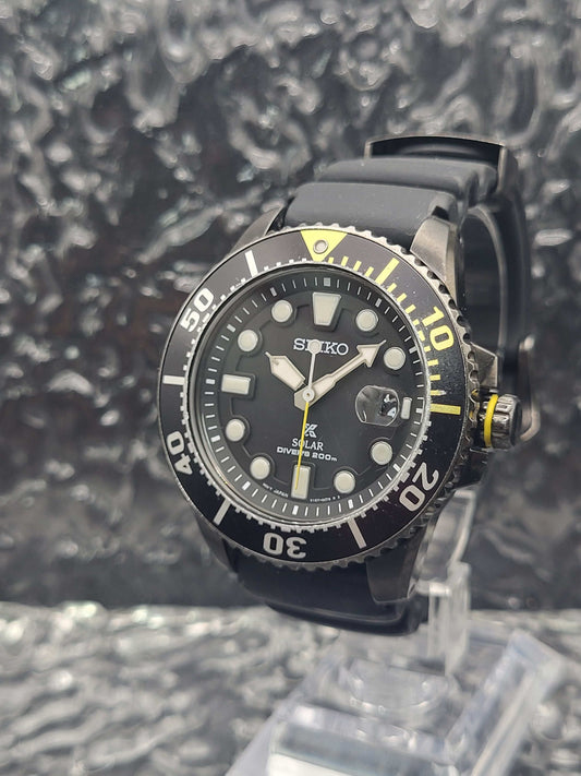 Seiko Solar Diver - Ref. SNE441P1 - V157-0BT0 - Yellow Version