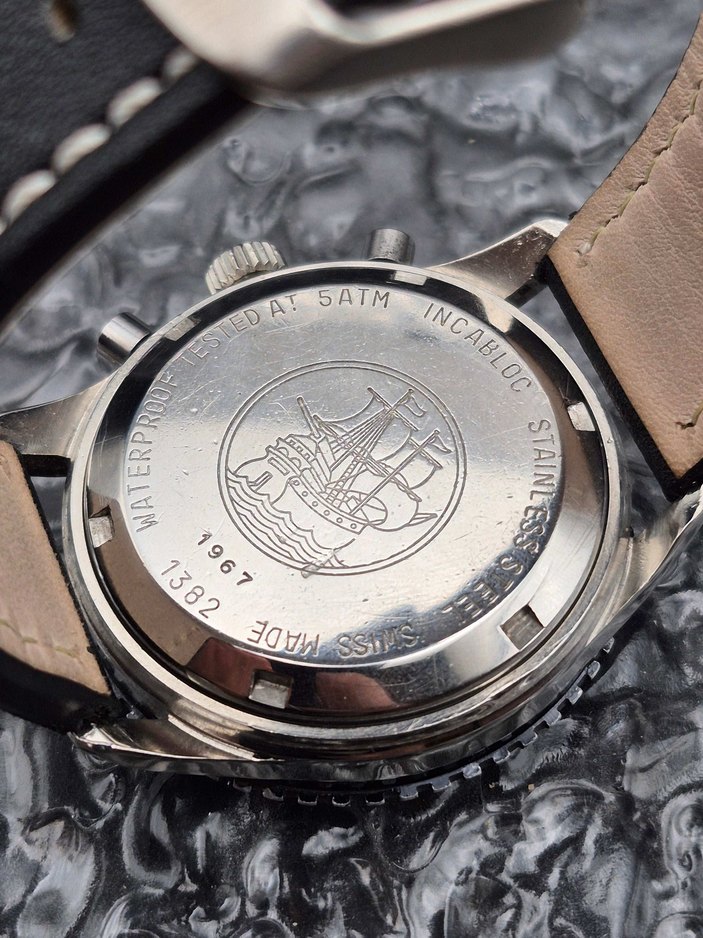 La Martine Chronograph Ref. 1382 Landeron 248 Movement