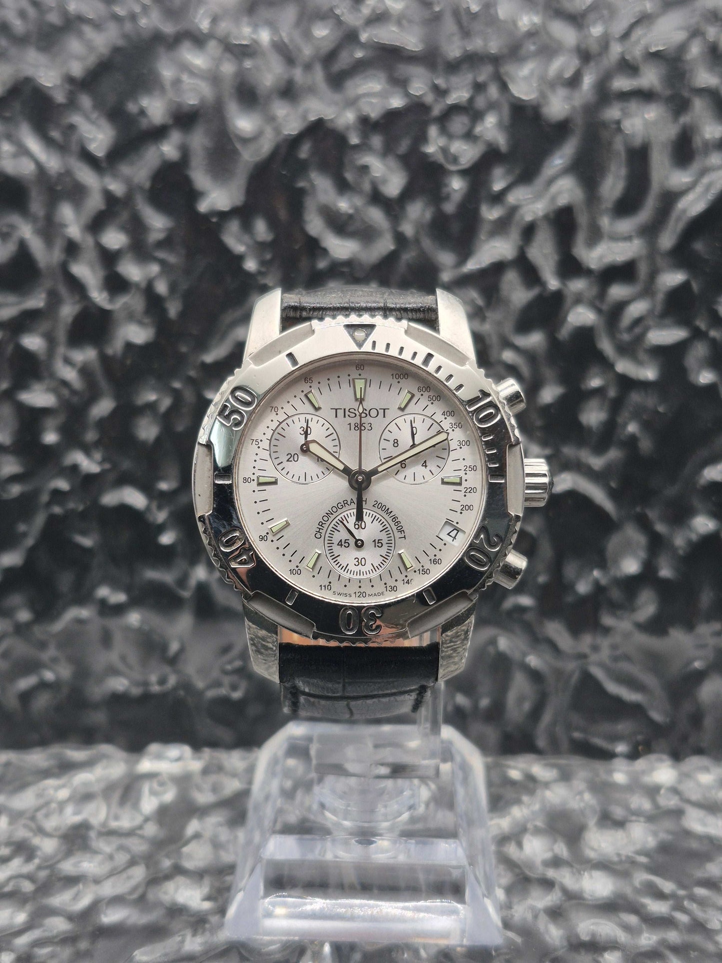 Tissot PRS200 Quartz Chronograph Ref. 362/462 Silver Dial